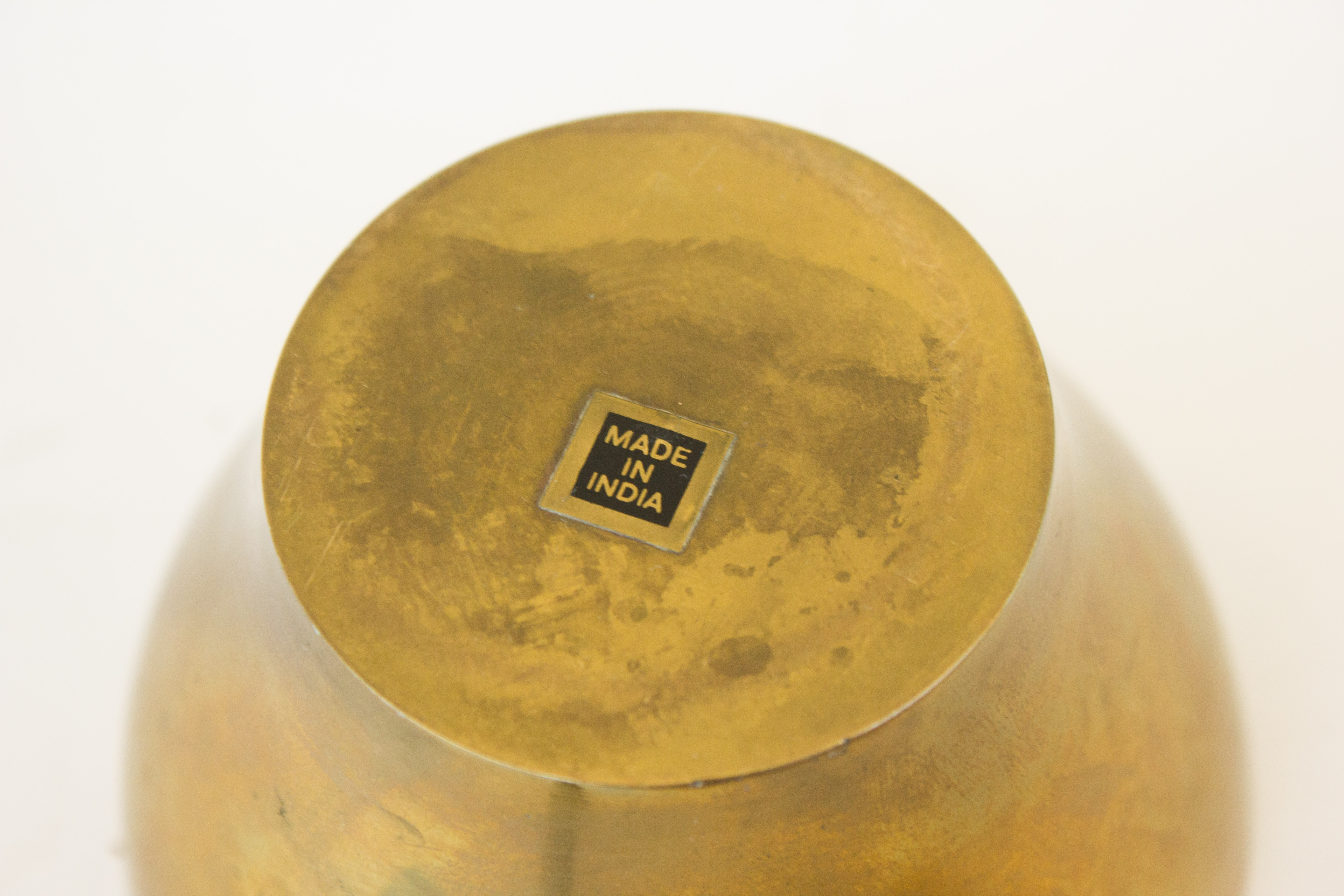 Indian Brass Vases and Trinket Jars