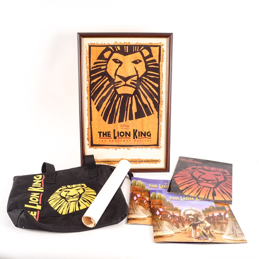 "The Lion King" Broadway Musical Memorabilia