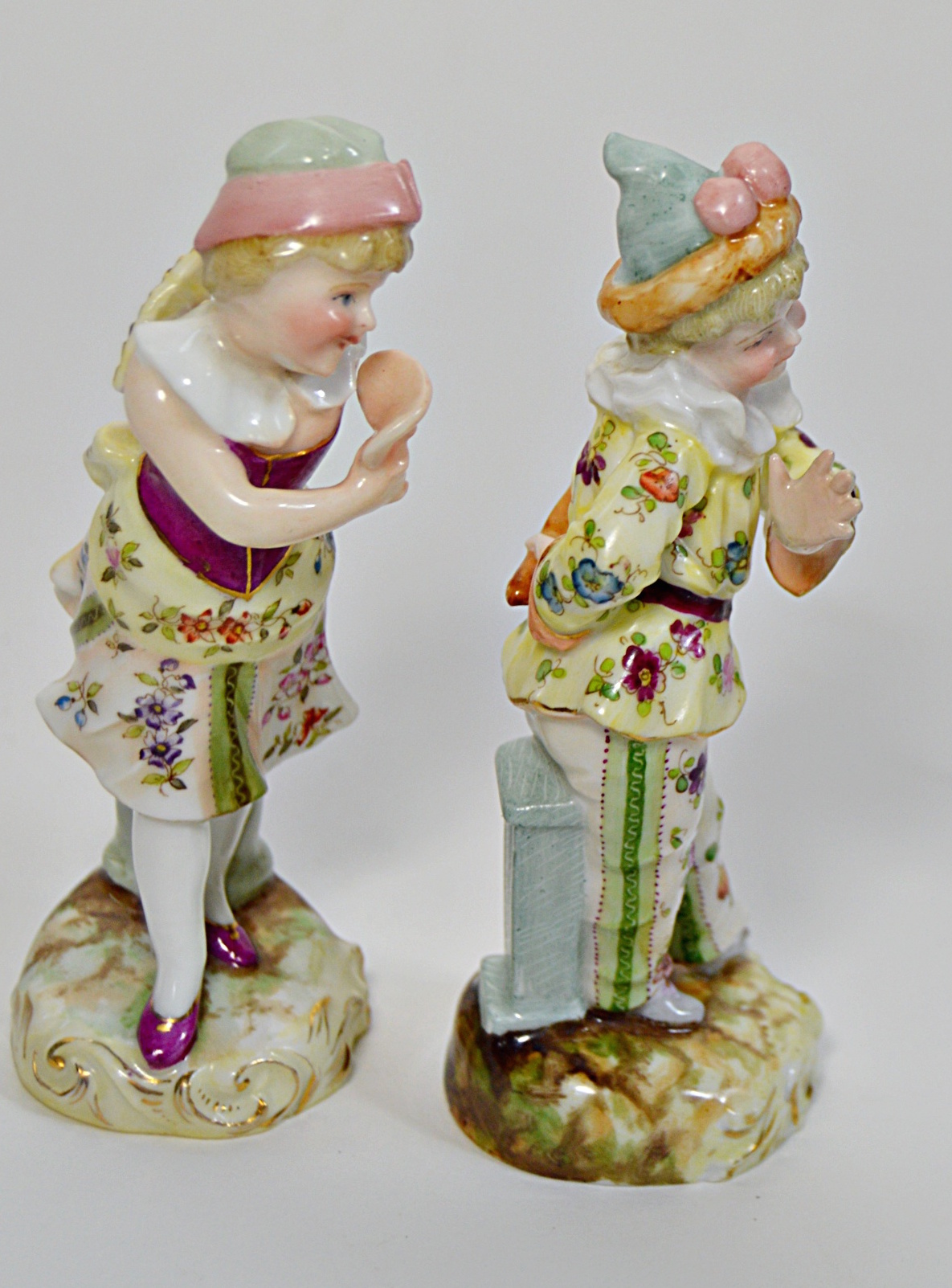 Antique Dresden Porcelain Figurines