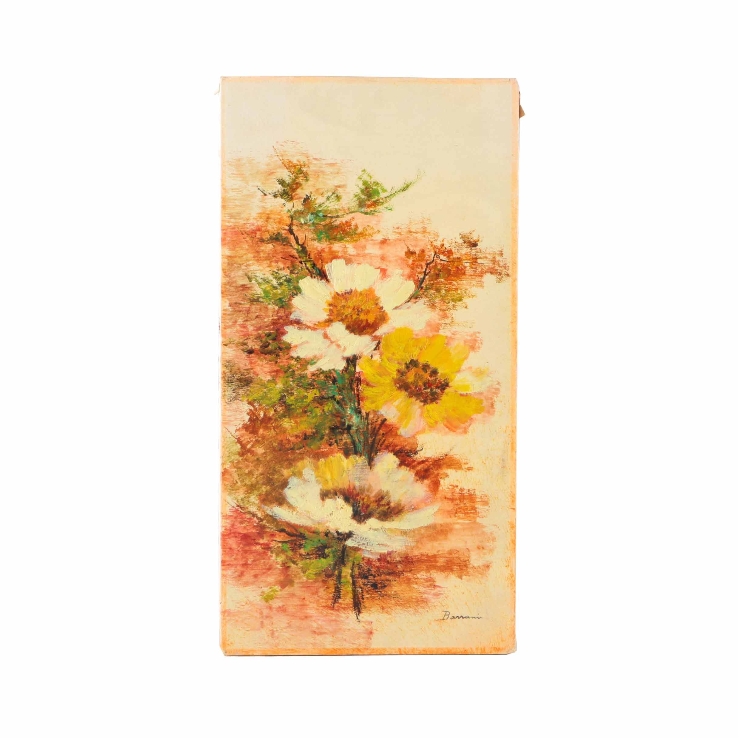 Barrani Original Oil Painting "Flowers"