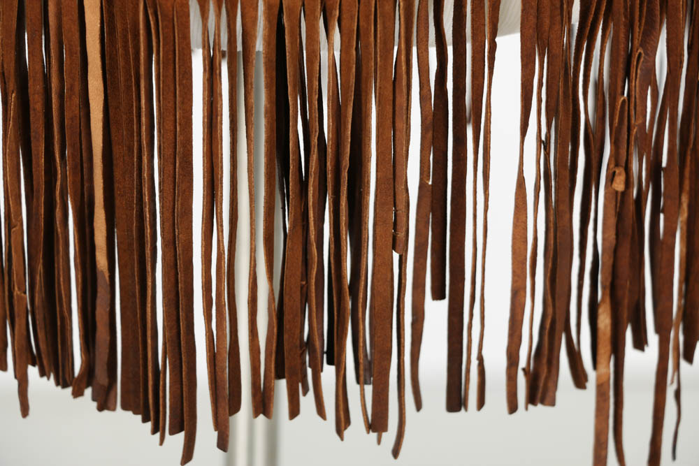 Vintage Brown Suede Fringe Jacket by Joo Kay