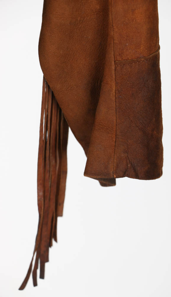Vintage Brown Suede Fringe Jacket by Joo Kay