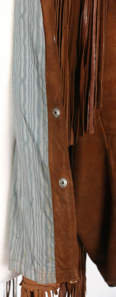 Vintage Brown Suede Fringe Jacket by Joo Kay