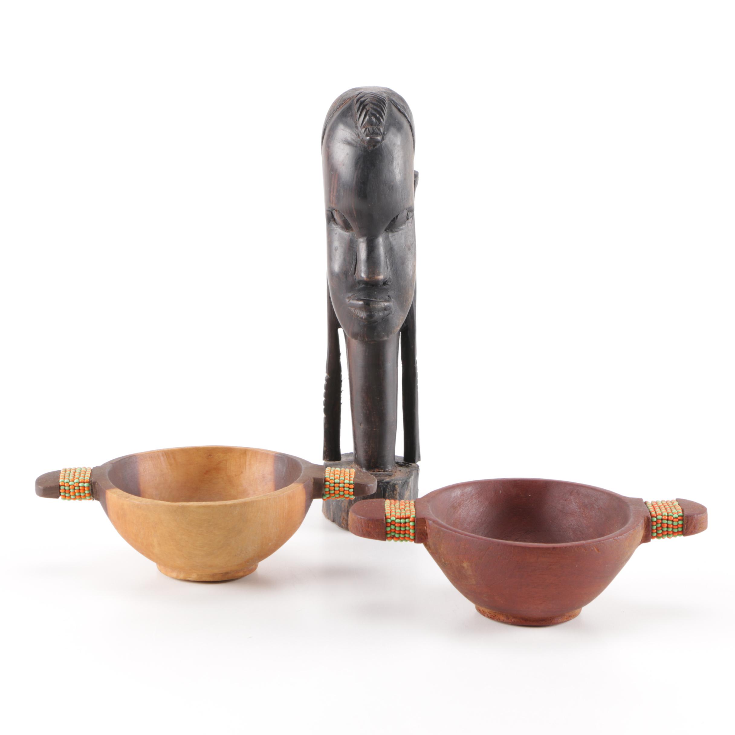 African Tribal Style Wood Carvings