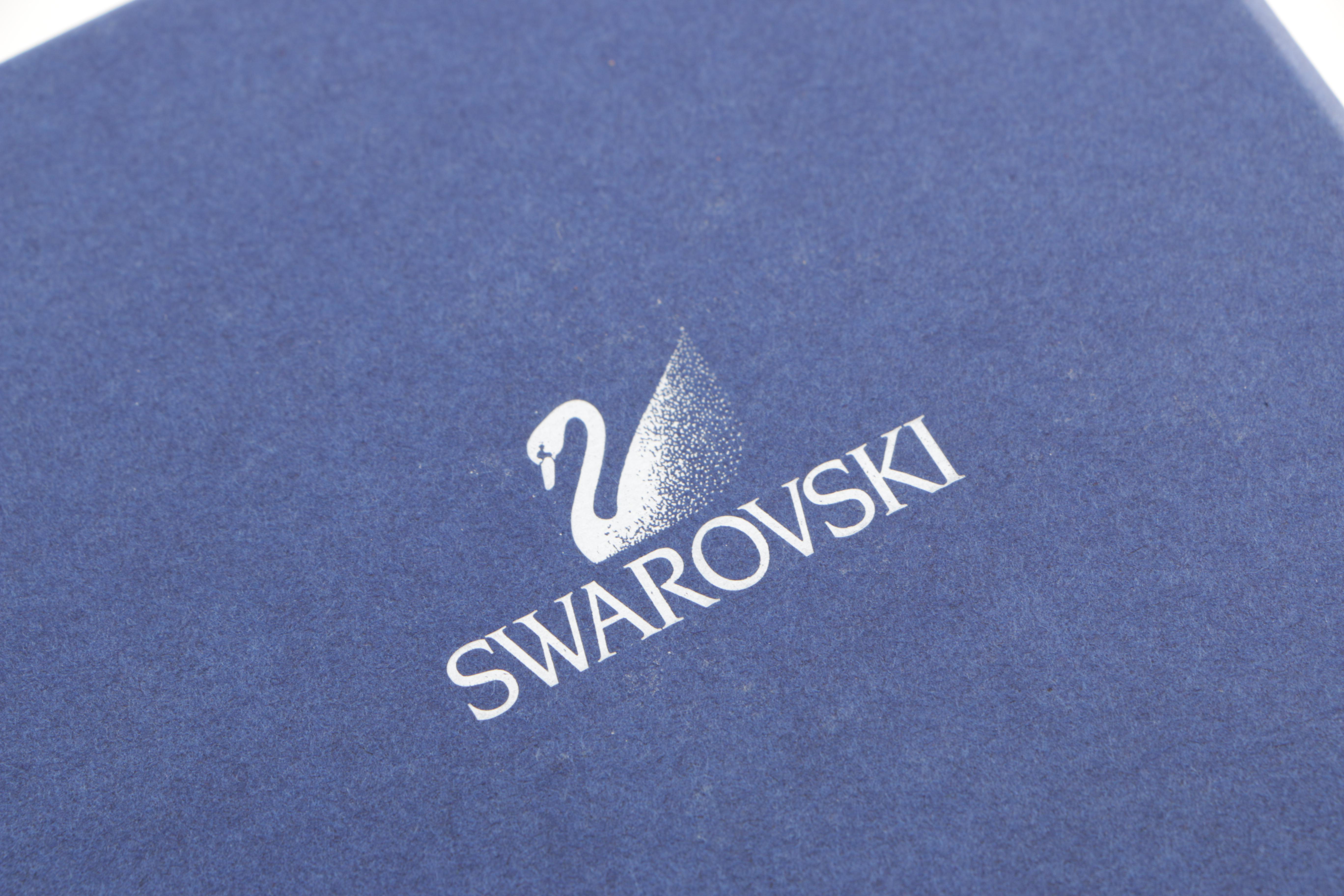 Swarovski Crystal Vase of Roses