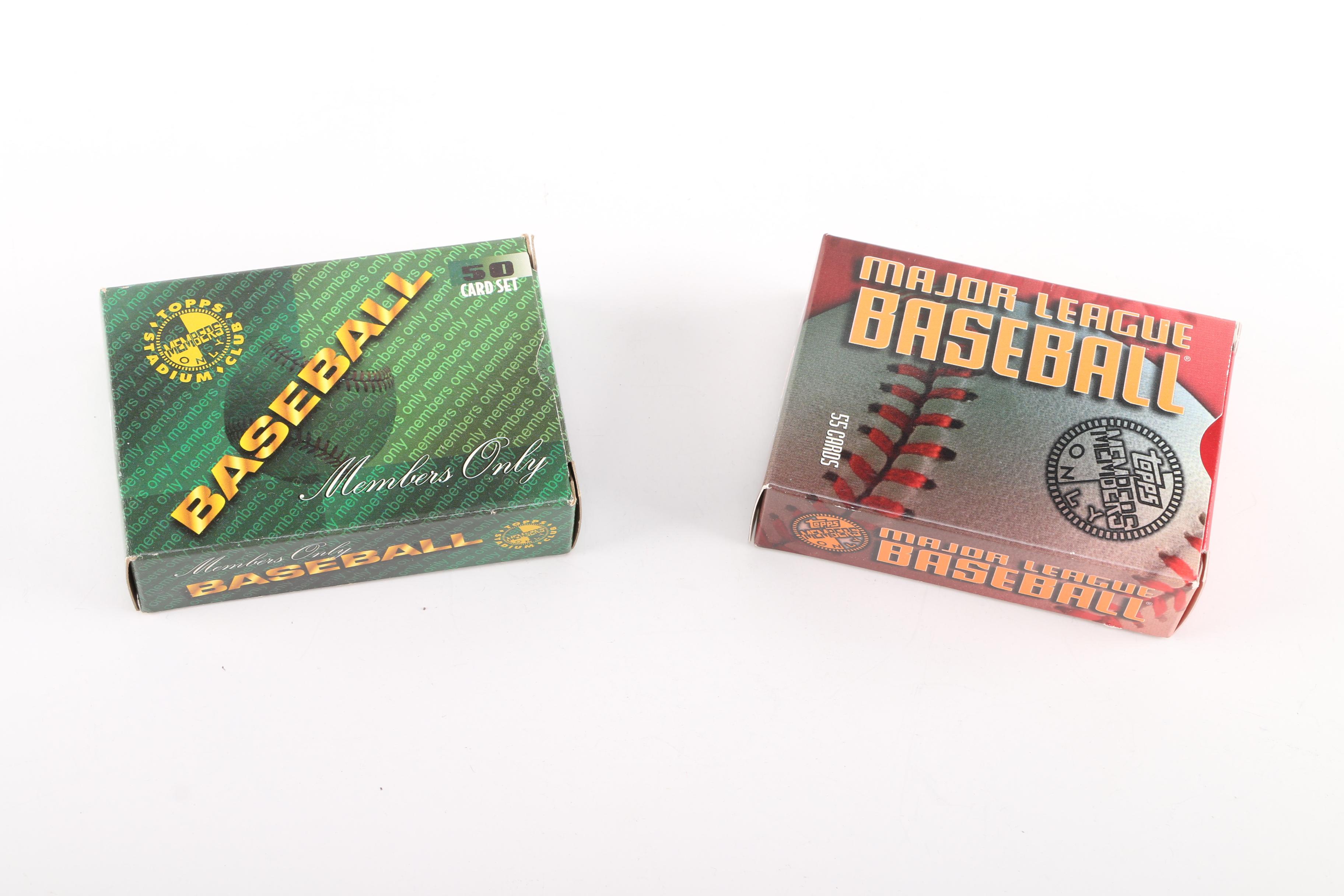 1990s and 2000s Baseball Cards