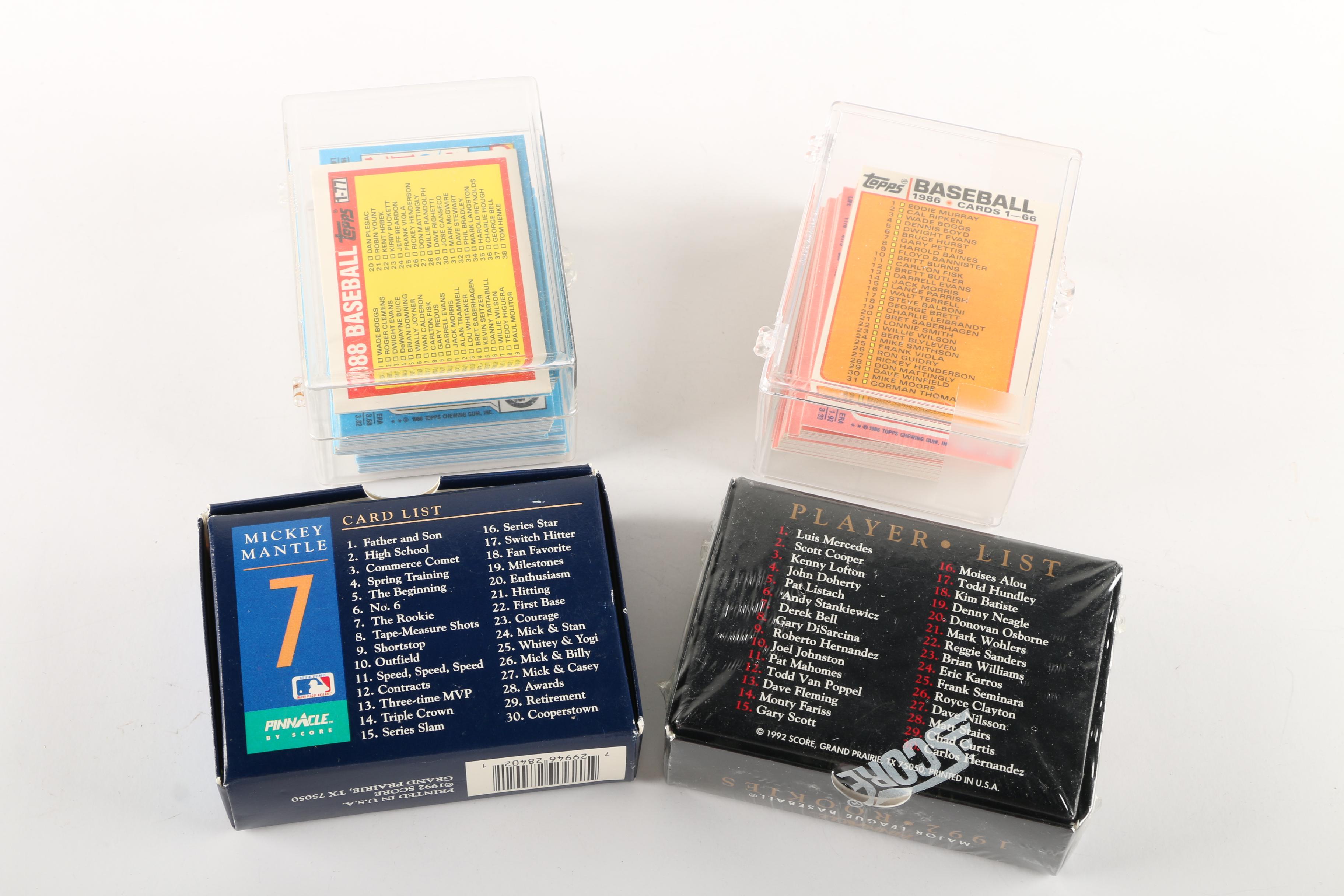 1990s and 2000s Baseball Cards