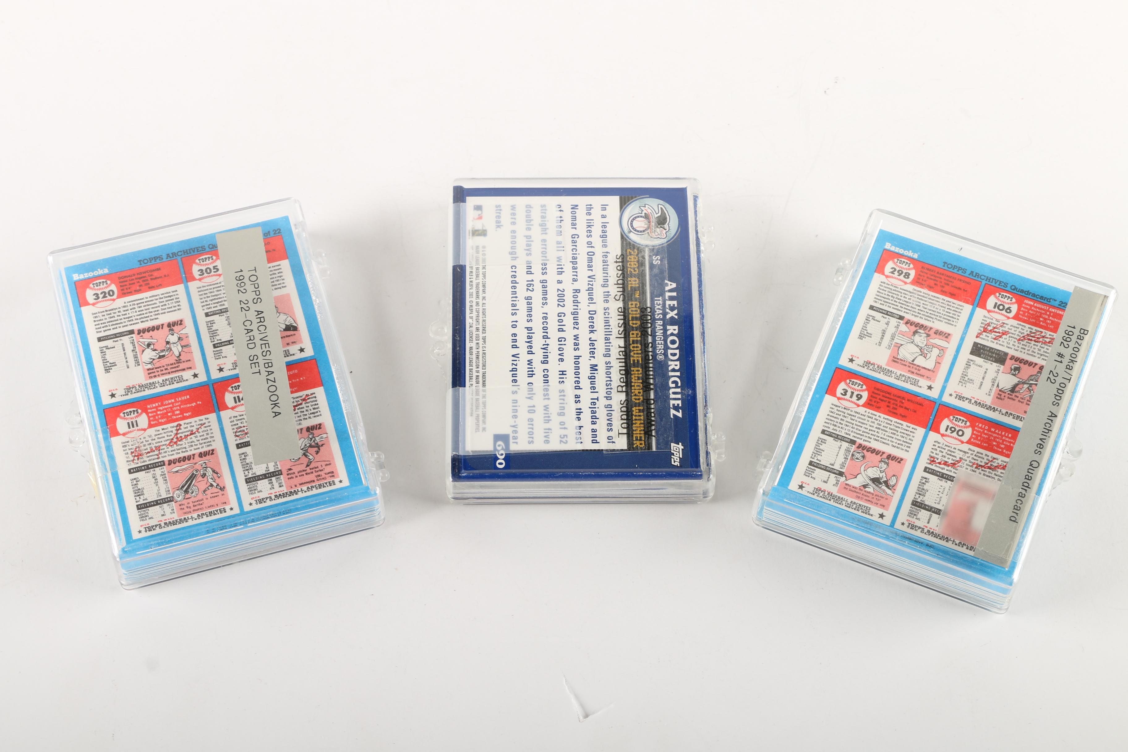 1990s and 2000s Baseball Cards