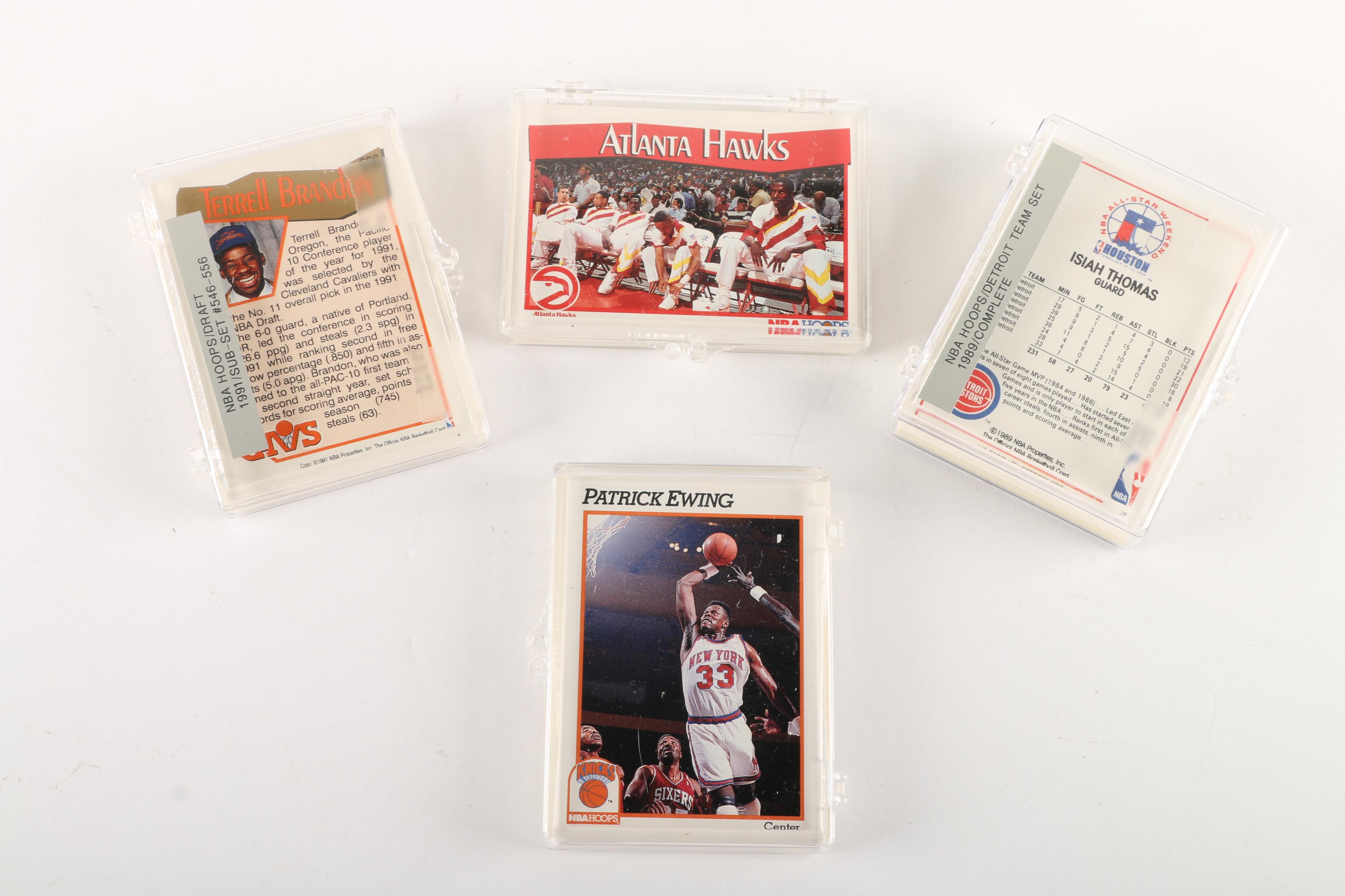 "NBA Hoops" Basketball Cards