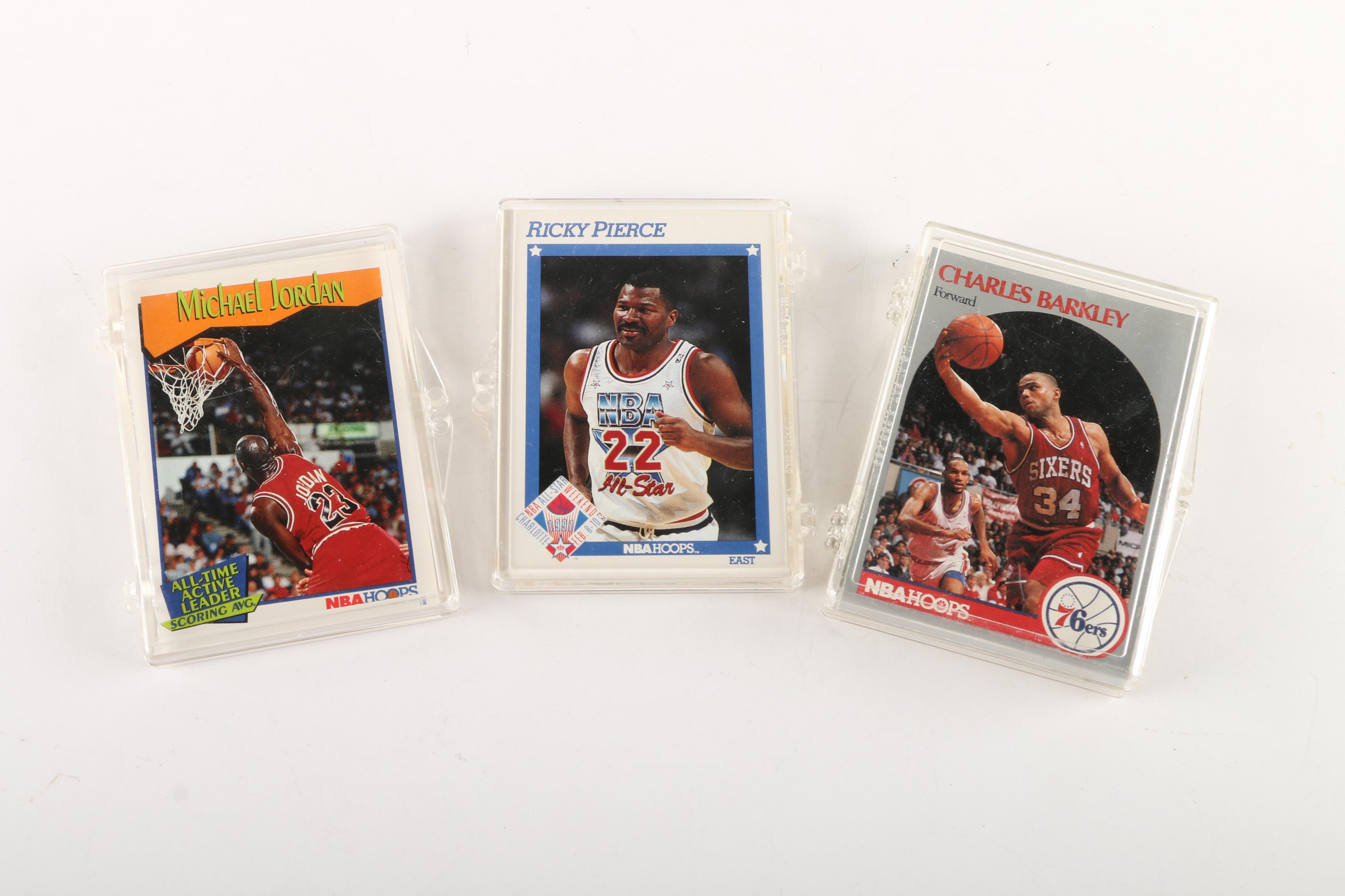 "NBA Hoops" Basketball Cards