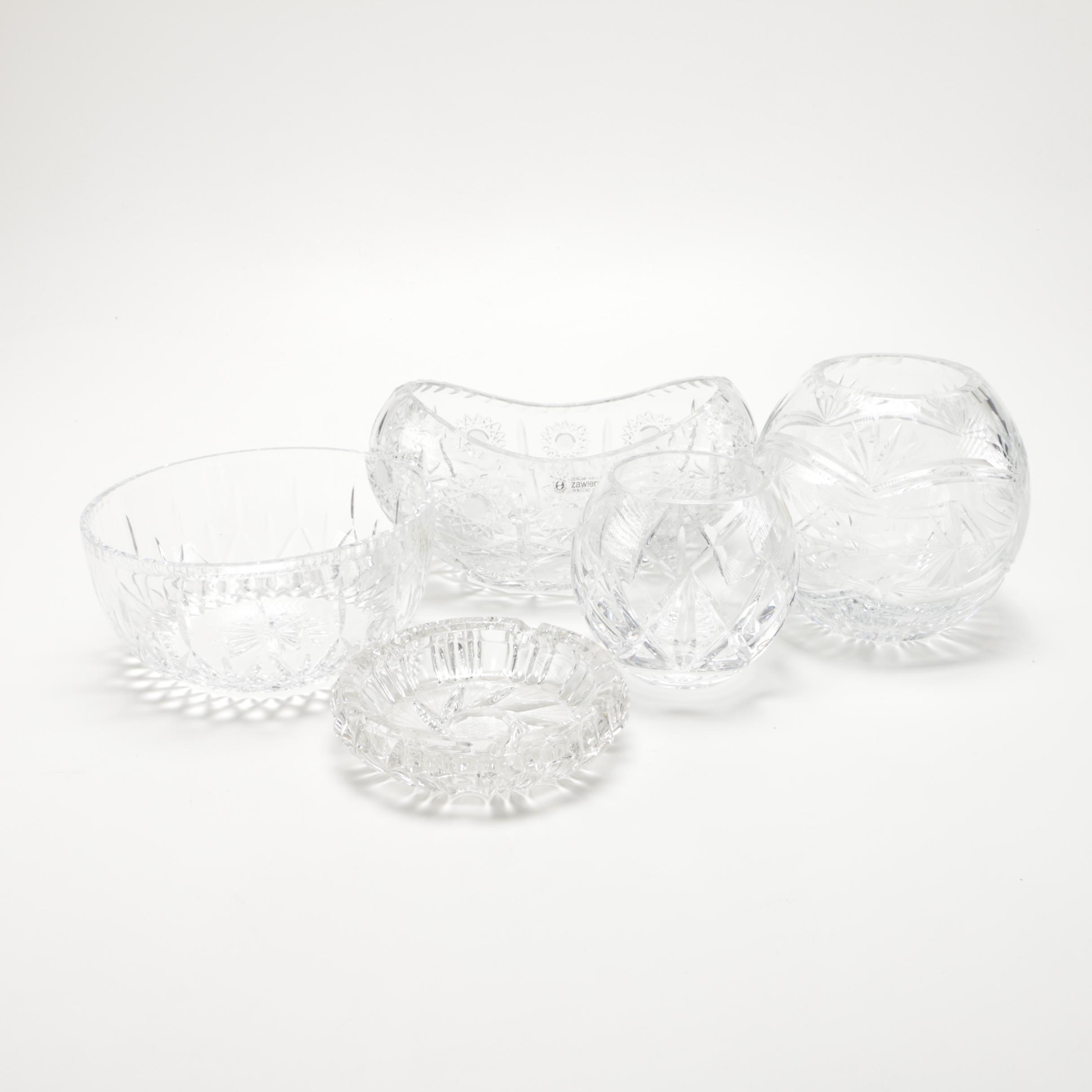 Crystal Entertaining Dishes Featuring Atlantis