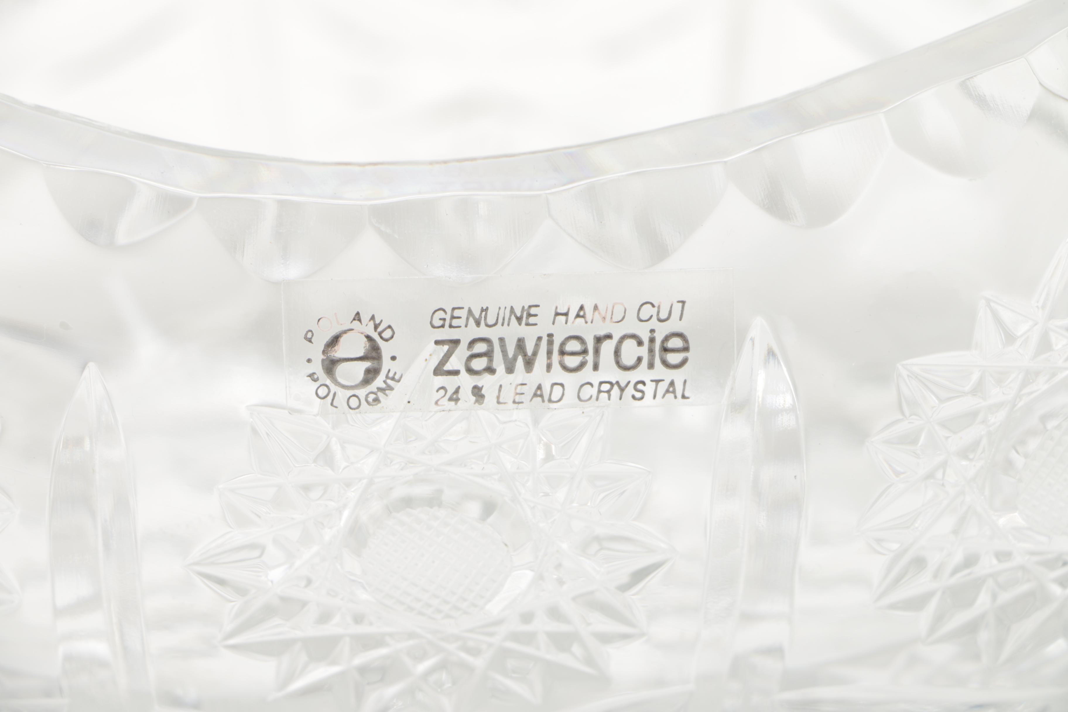 Crystal Entertaining Dishes Featuring Atlantis