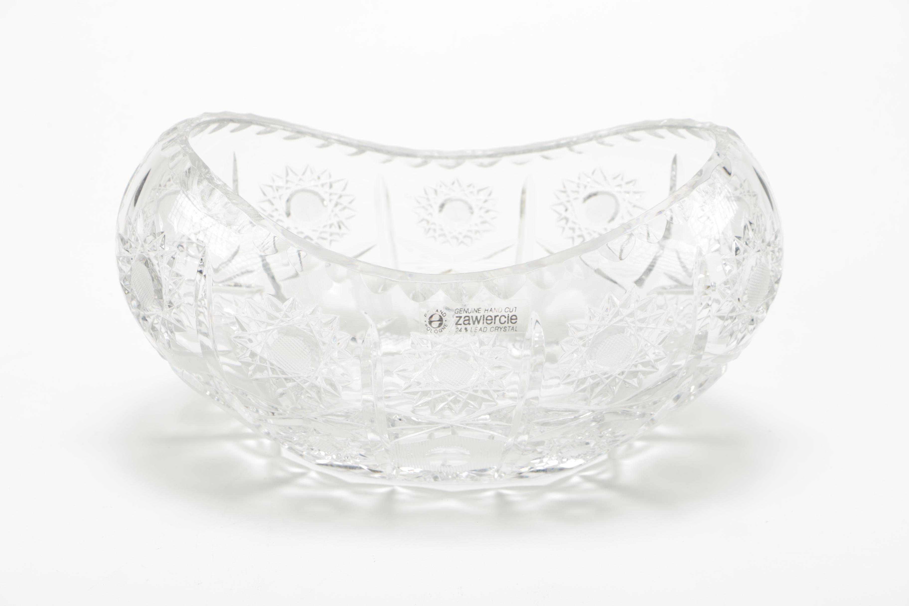 Crystal Entertaining Dishes Featuring Atlantis