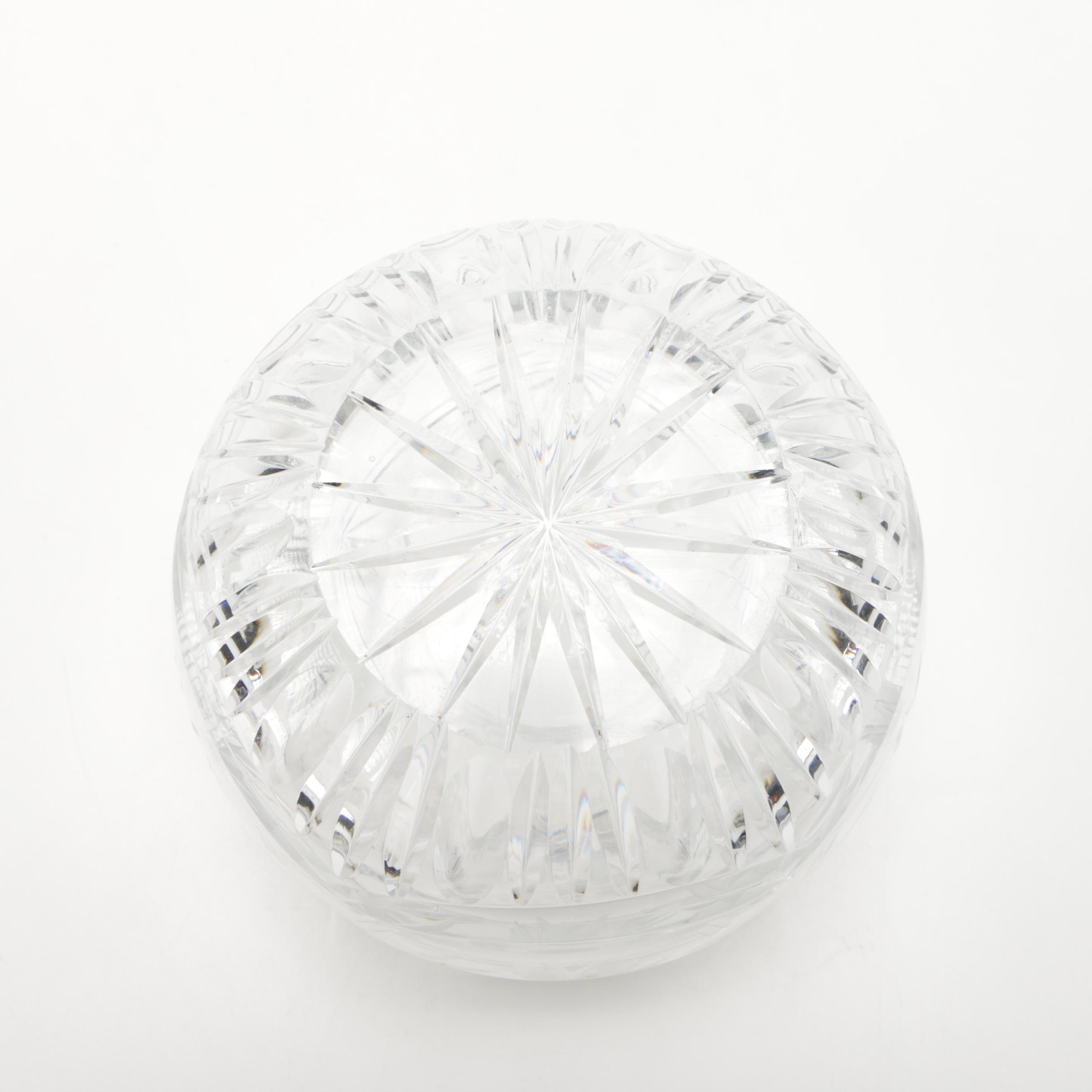 Crystal Entertaining Dishes Featuring Atlantis