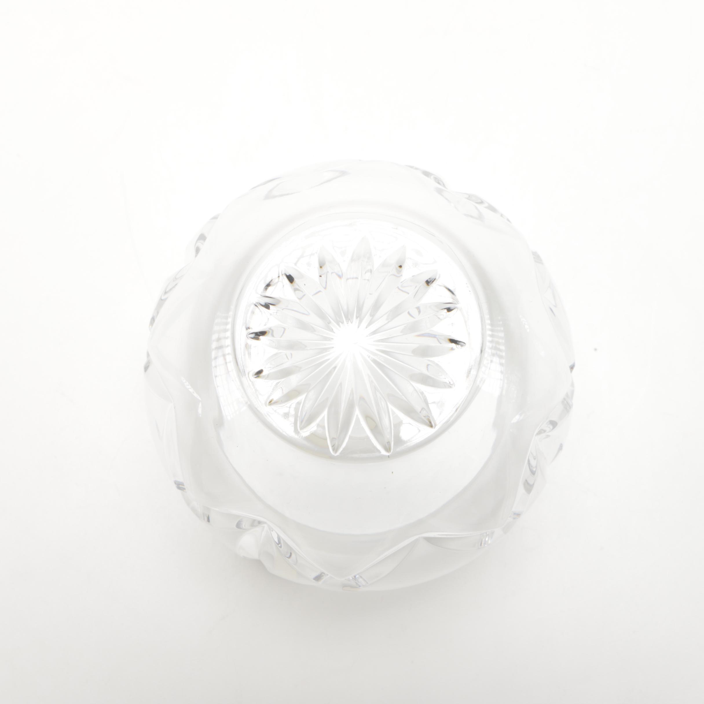 Crystal Entertaining Dishes Featuring Atlantis