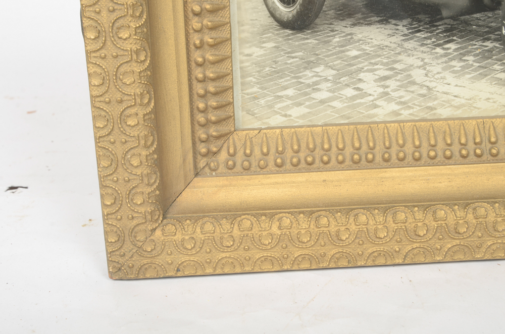 Black and White Photograph of Floyd Roberts at the Burd Piston Racing Special