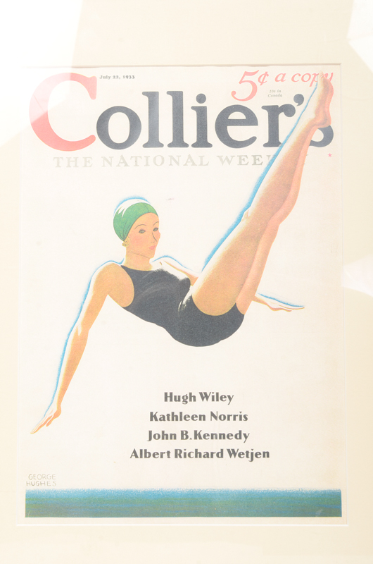 Assortment of Framed "Collier's" Magazine Covers