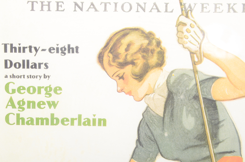 Assortment of Framed "Collier's" Magazine Covers