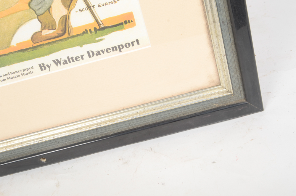 Assortment of Framed "Collier's" Magazine Covers