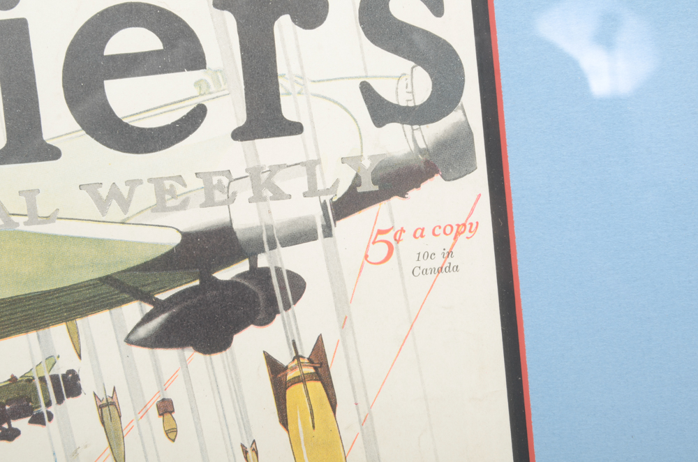 Assortment of Framed "Collier's" Magazine Covers