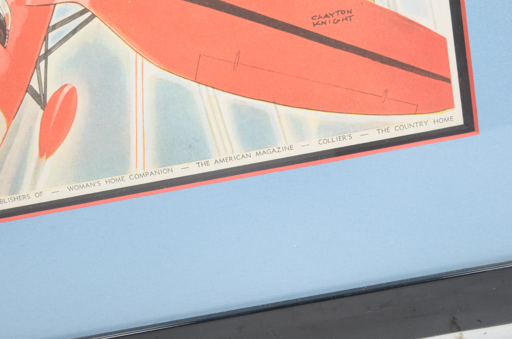 Assortment of Framed "Collier's" Magazine Covers