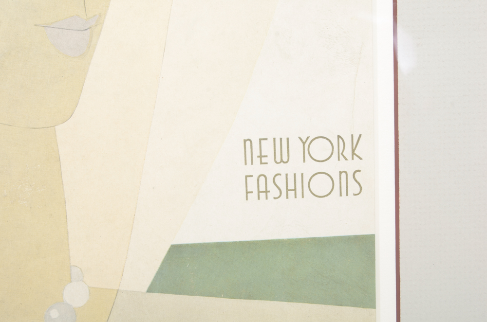 Pair of Art Deco "Harper's Bazaar" Magazine Covers