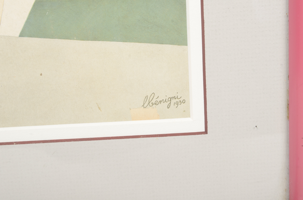 Pair of Art Deco "Harper's Bazaar" Magazine Covers