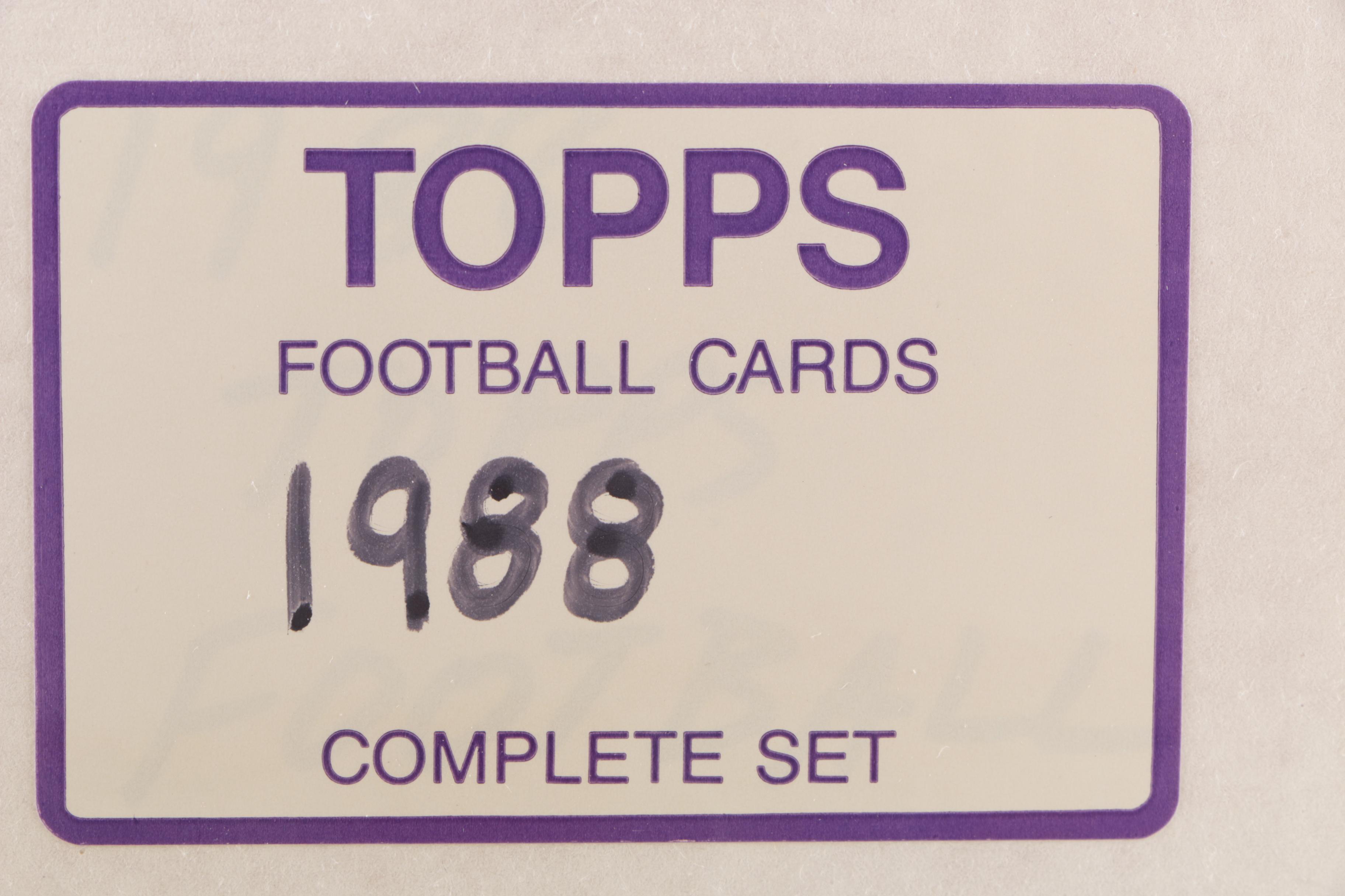 Assorted Football Card Sets