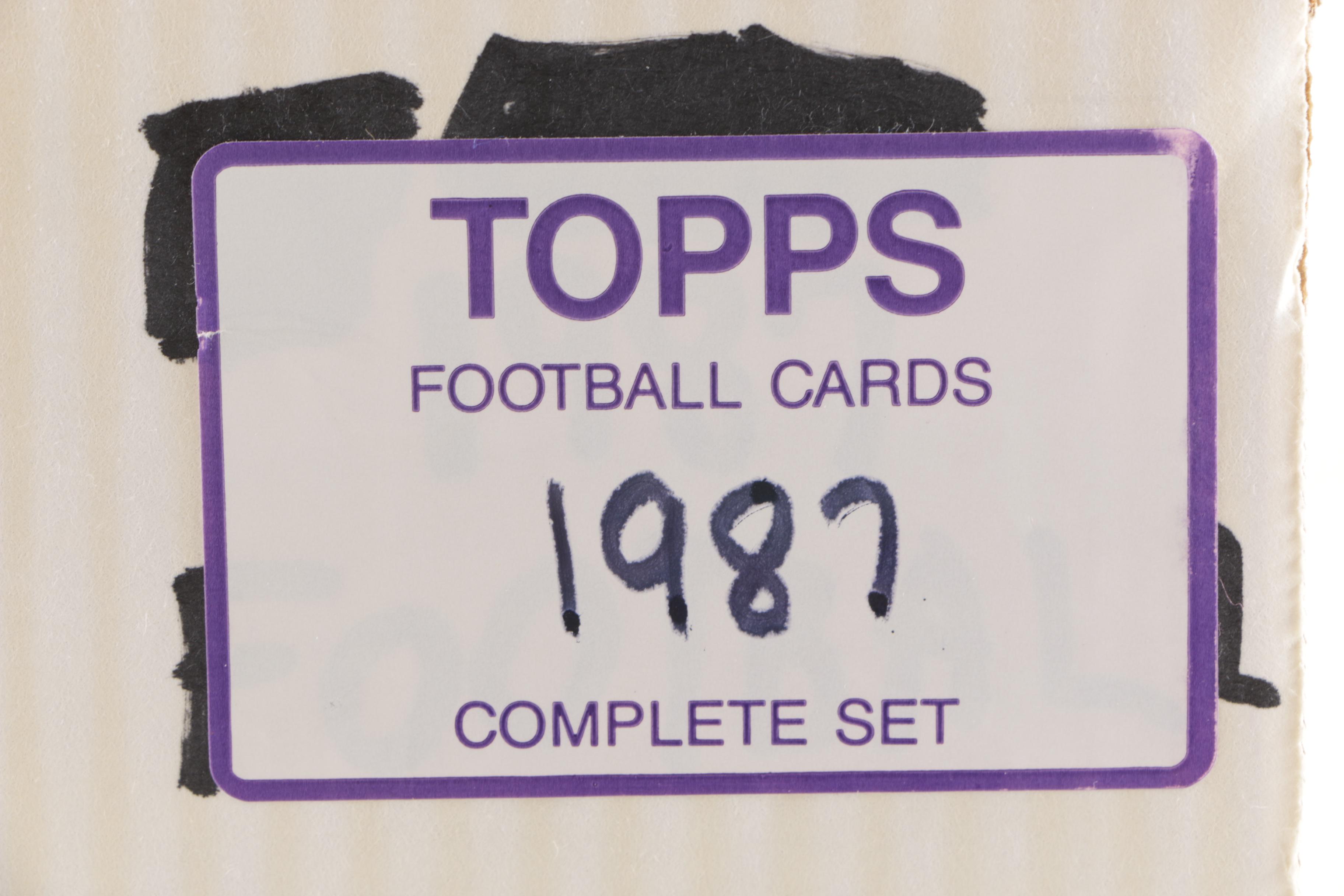 Assorted Football Card Sets
