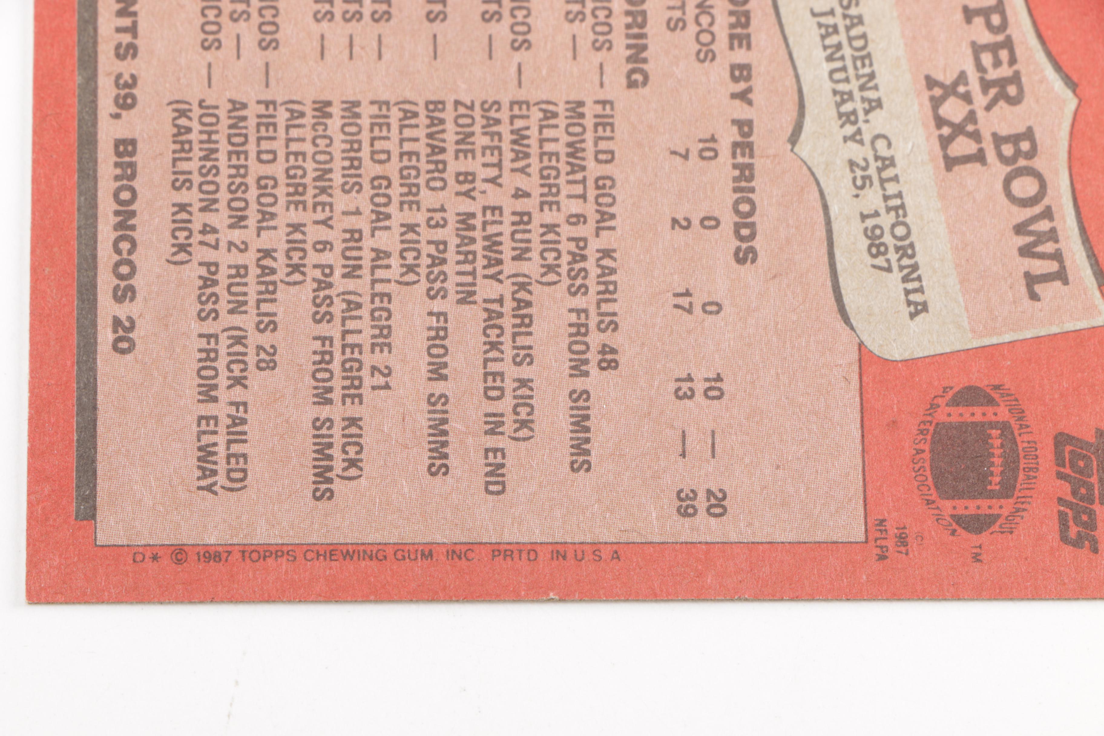 Assorted Football Card Sets