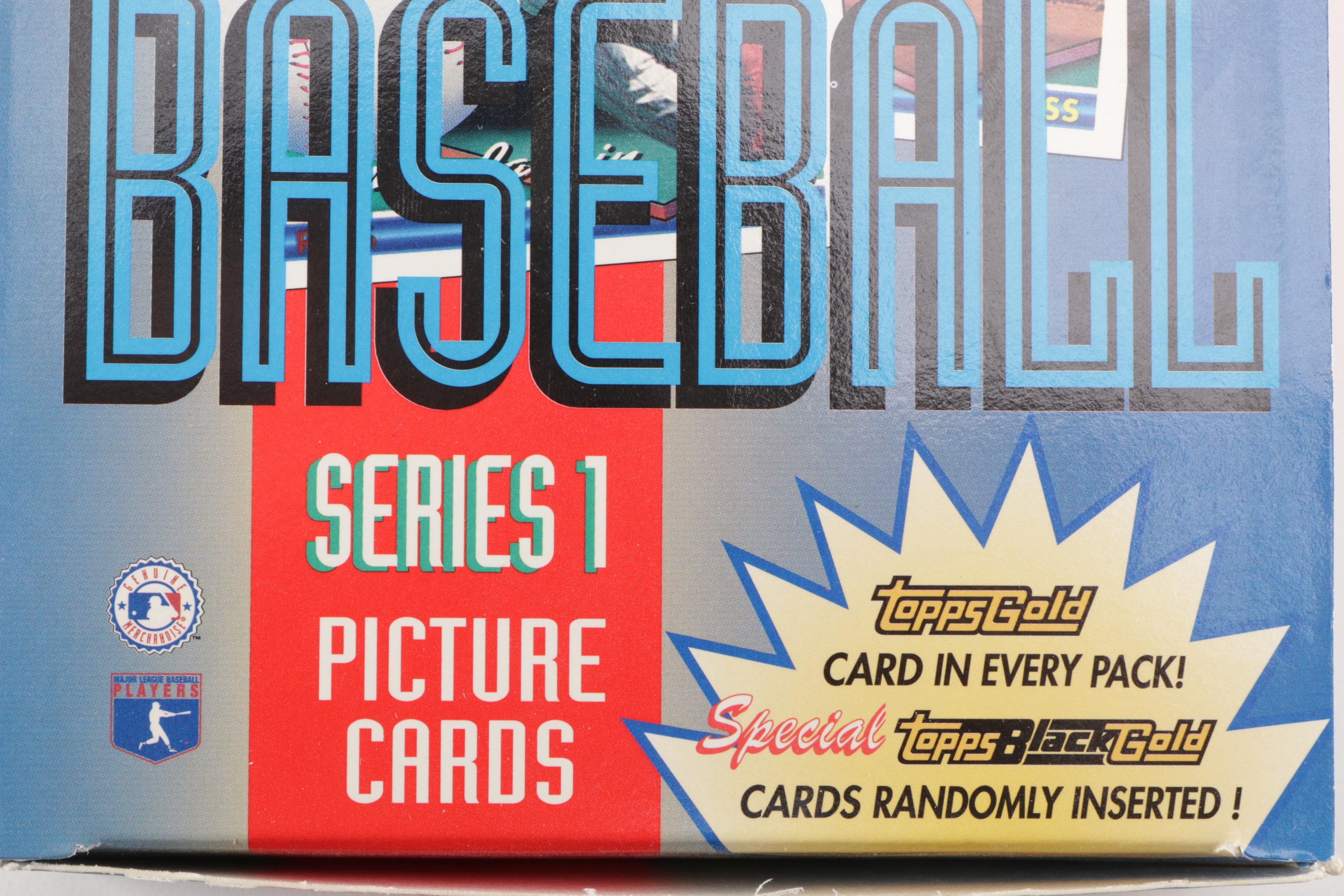 Baseball Card Boxes with Unopened Packs