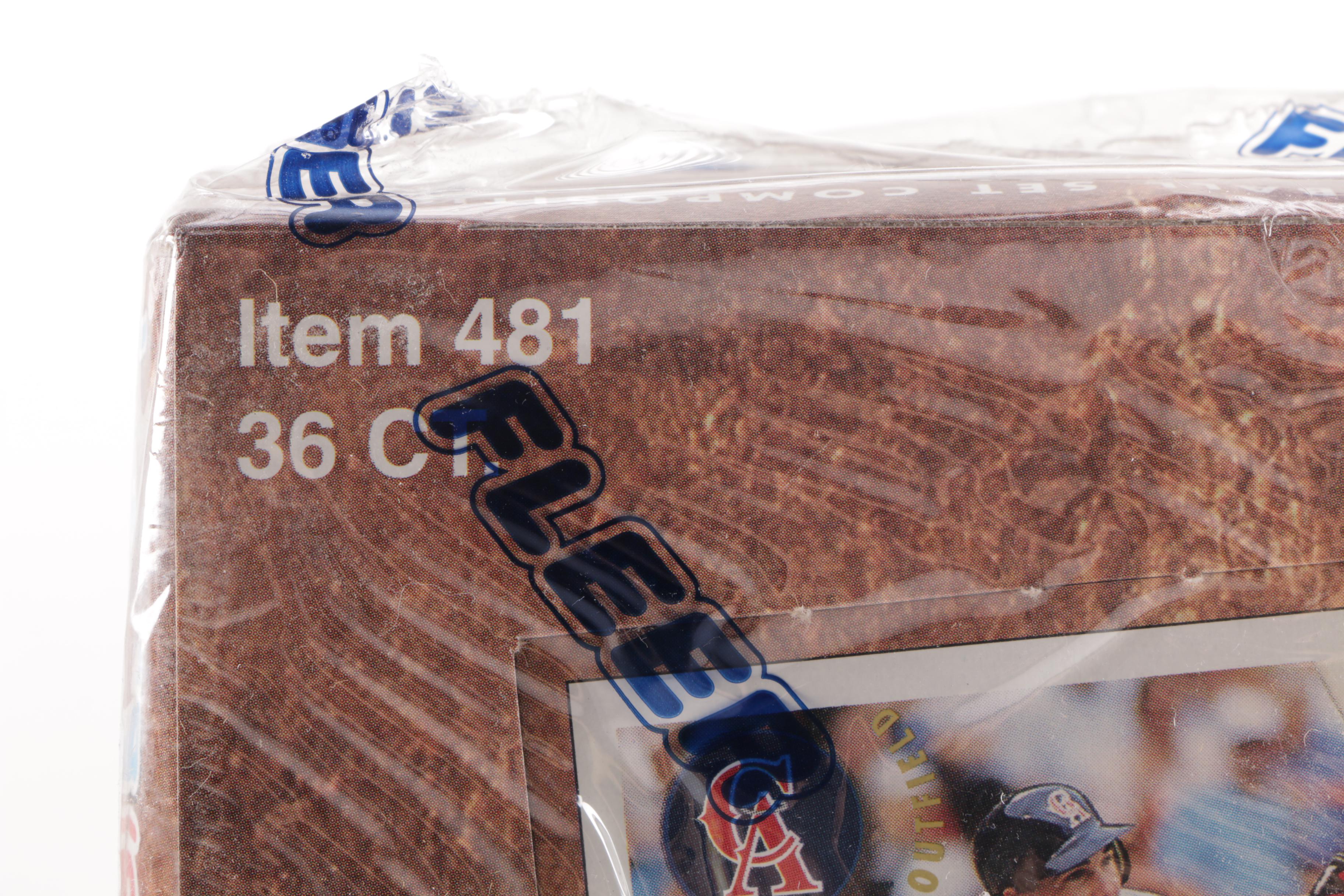 Baseball Card Boxes with Unopened Packs