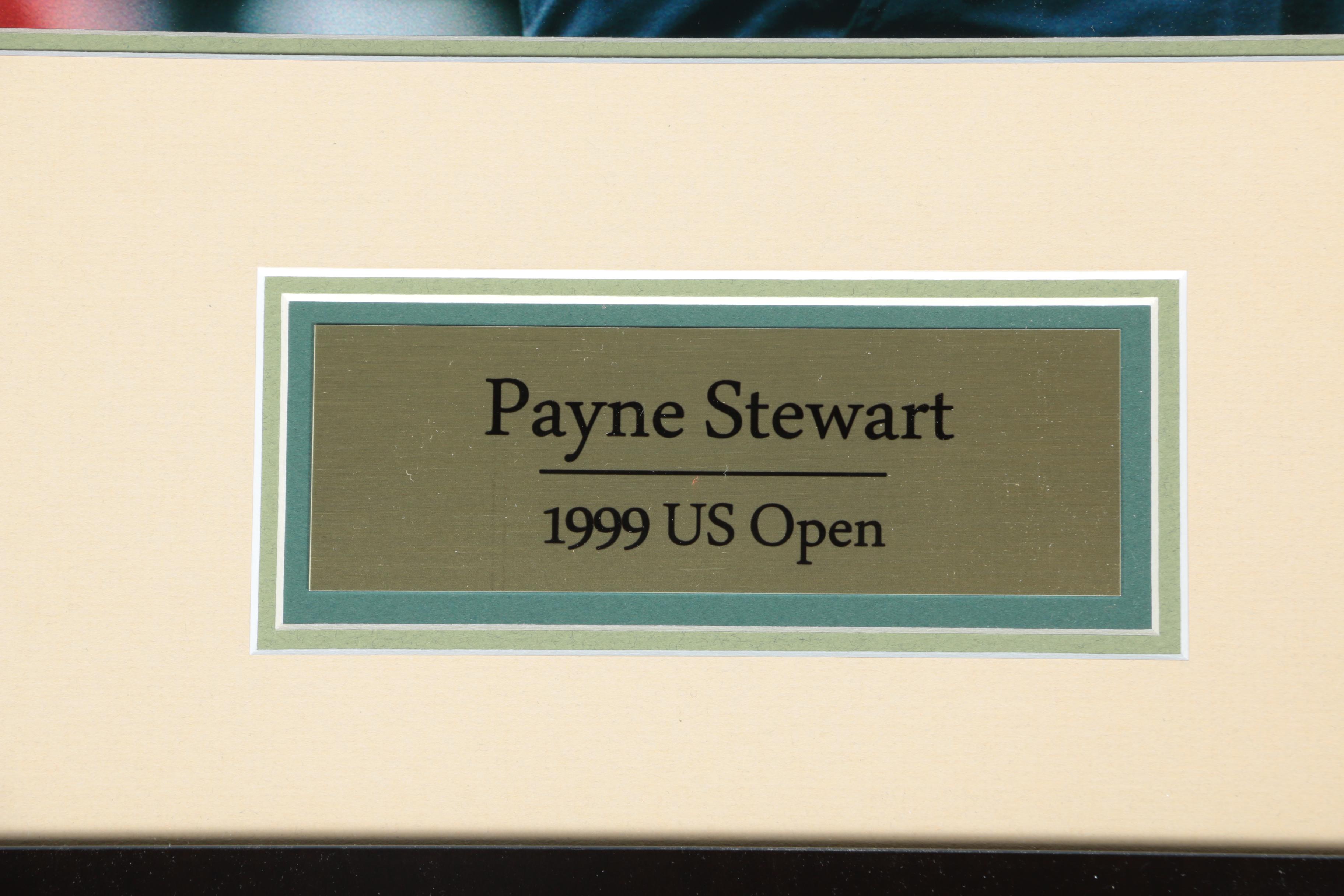 Framed Photograph of Payne Stewart