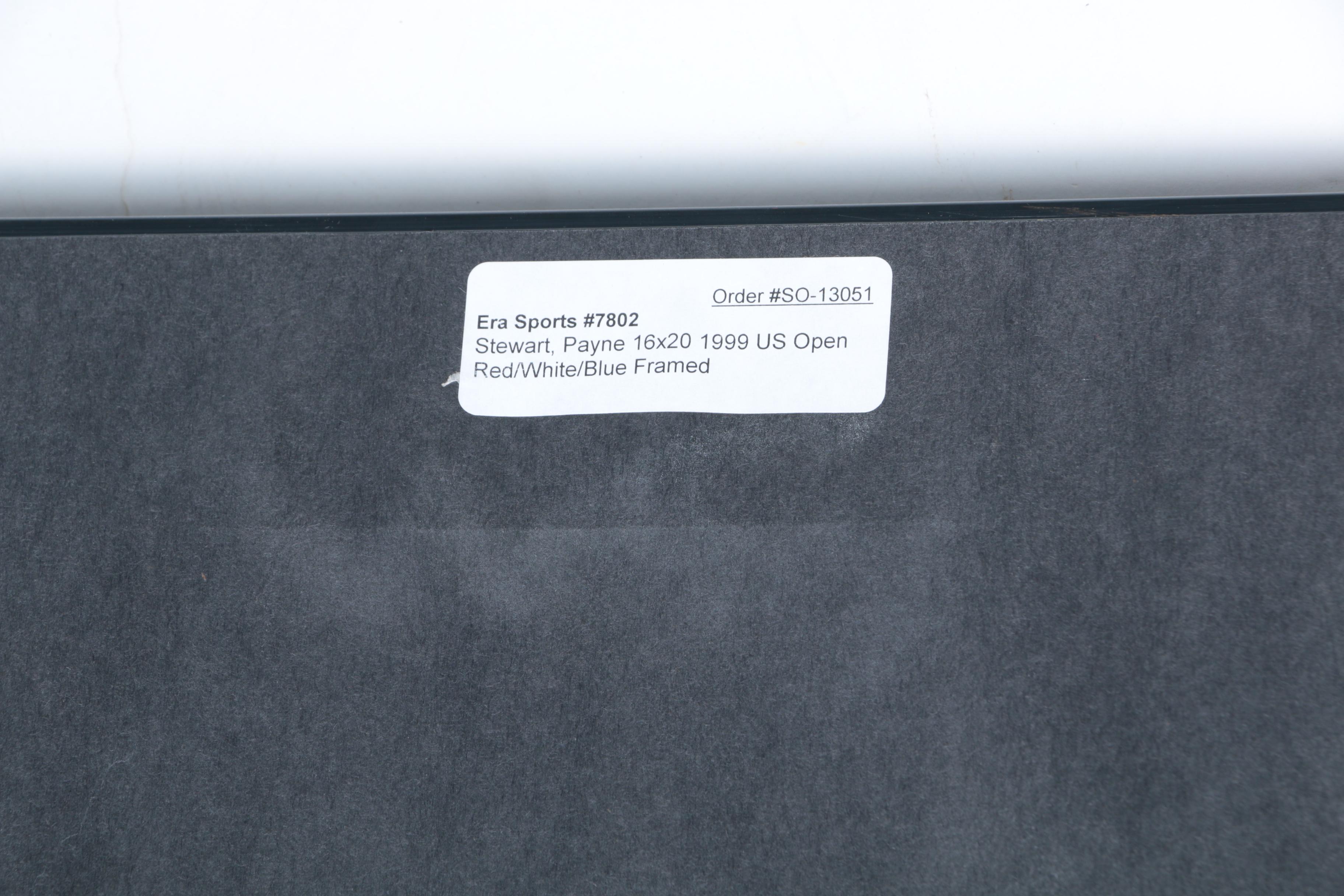 Framed Photograph of Payne Stewart