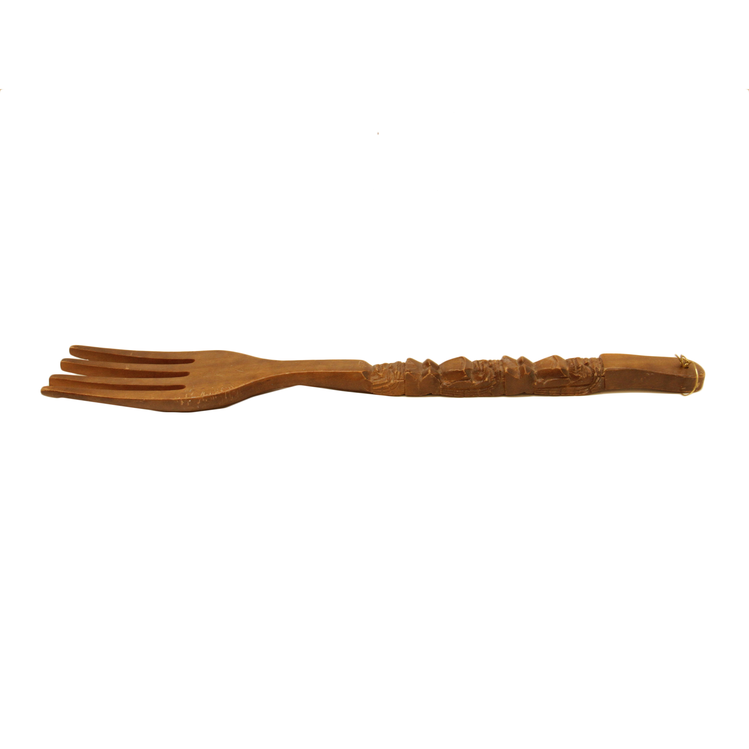 Carved Wooden Fork