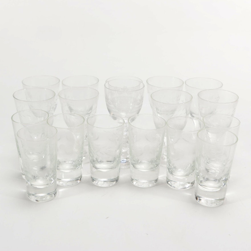 Cordial and Shot Glasses