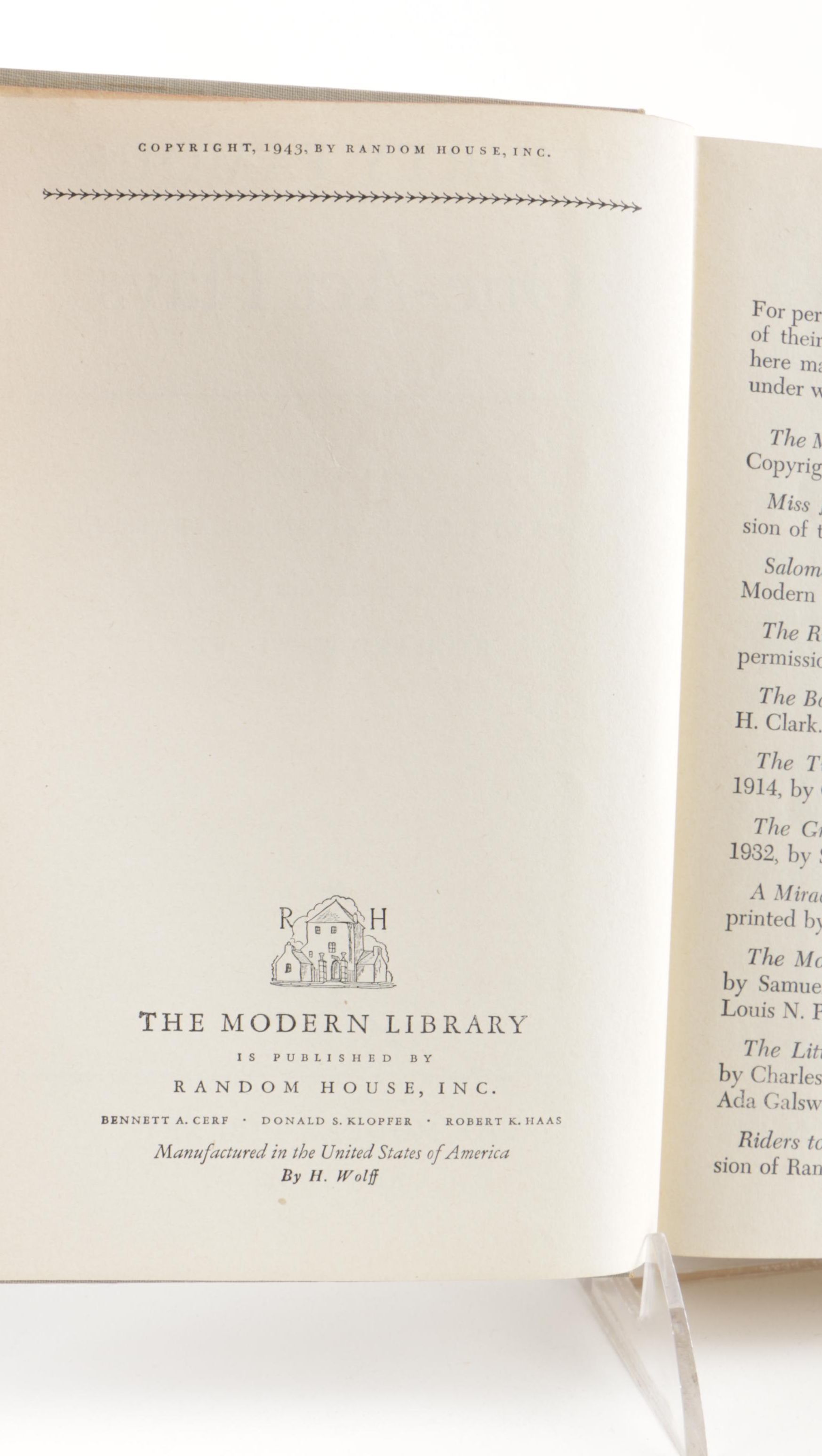 Vintage Thespian Books