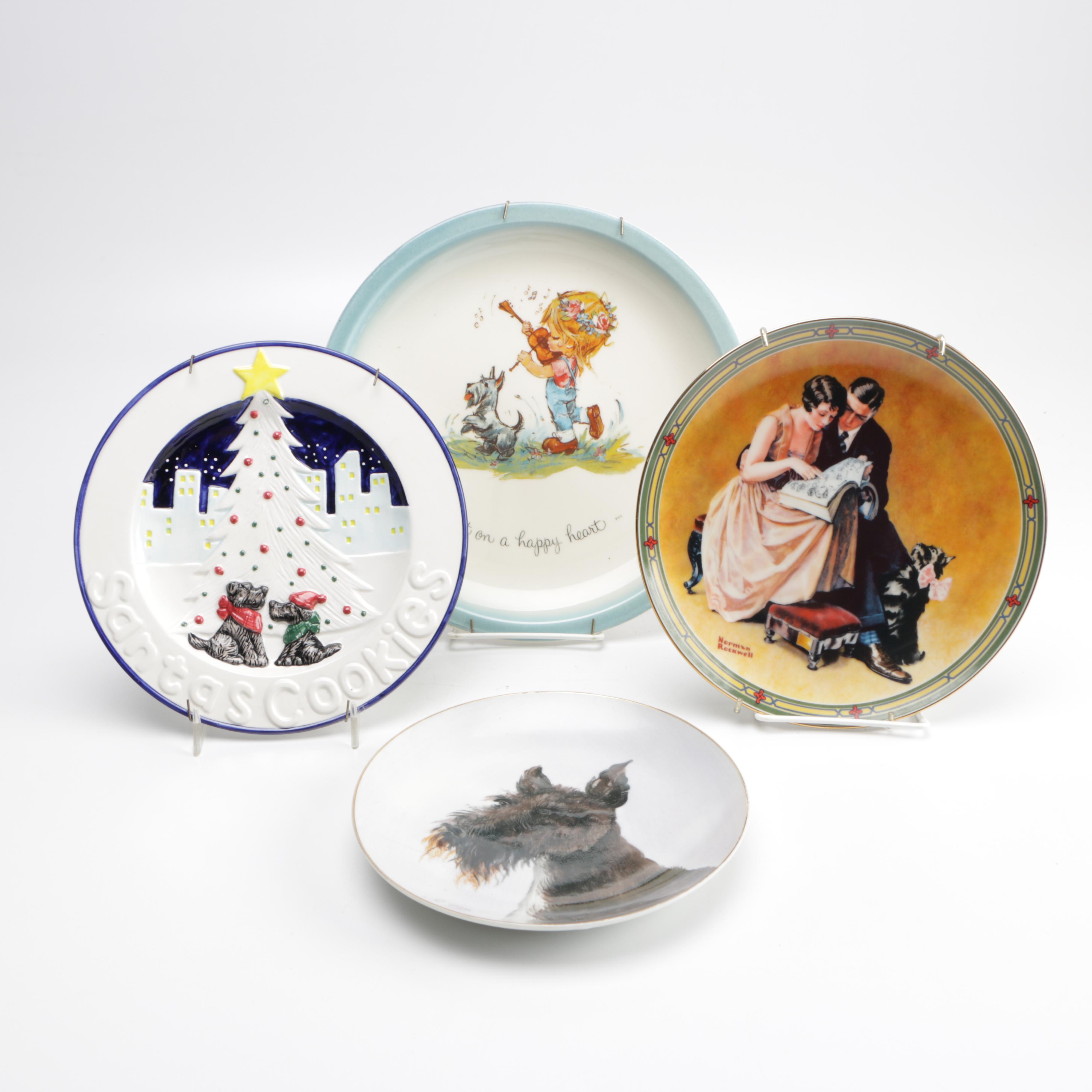 Collection of Scottish Terrier Themed China and Ceramics