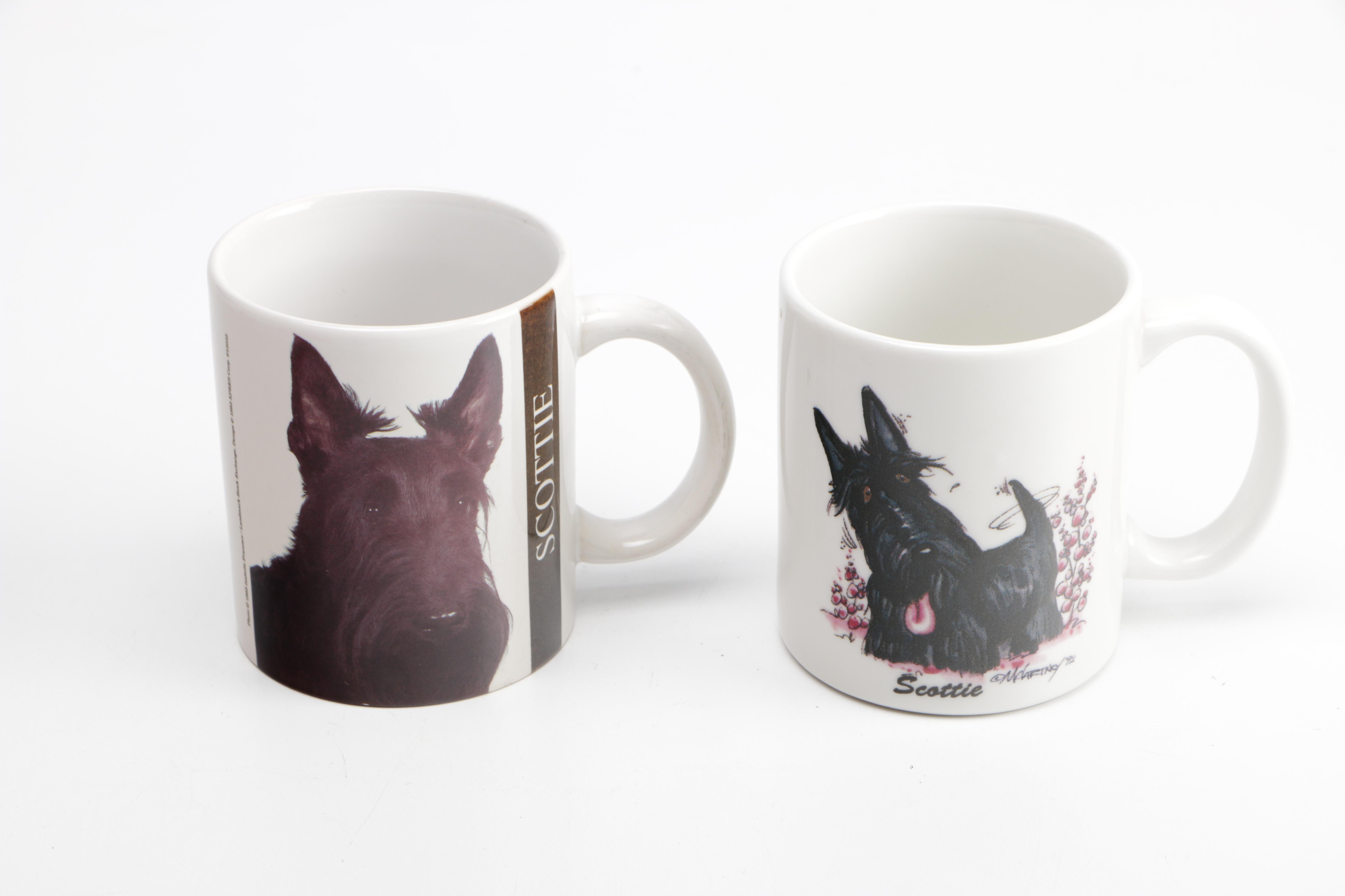 Collection of Scottish Terrier Themed China and Ceramics