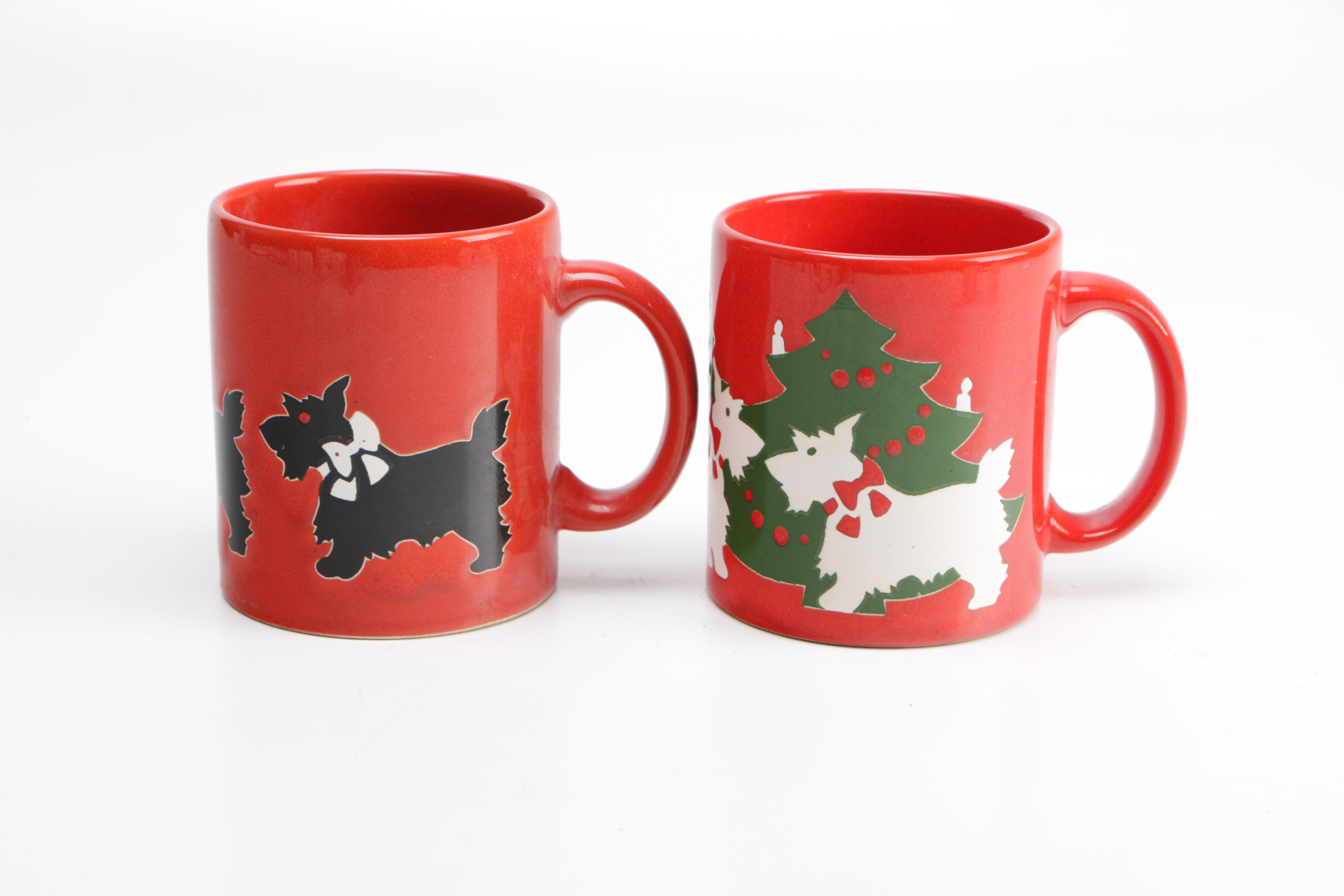 Collection of Scottish Terrier Themed China and Ceramics