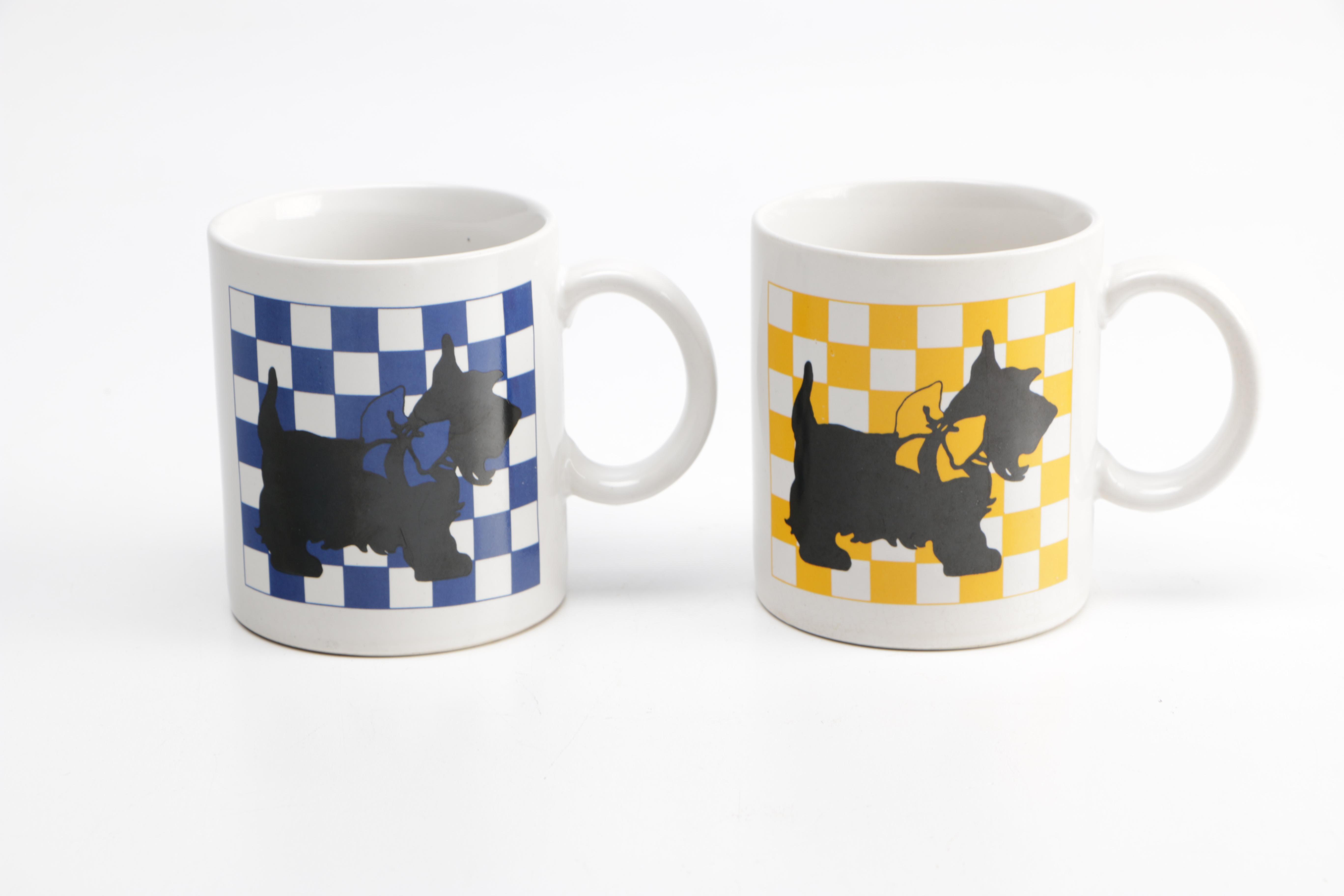 Collection of Scottish Terrier Themed China and Ceramics
