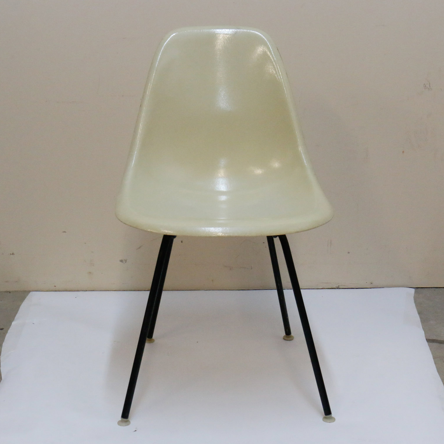 Two Eames Shell Chairs by Herman Miller