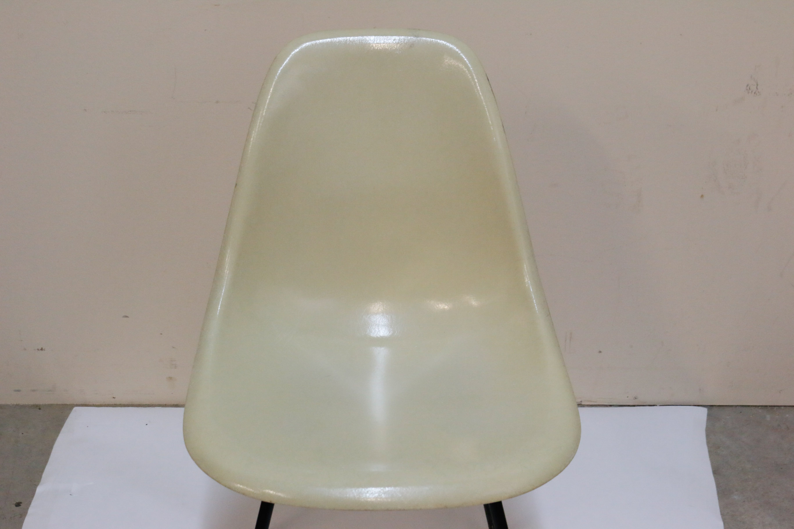 Two Eames Shell Chairs by Herman Miller