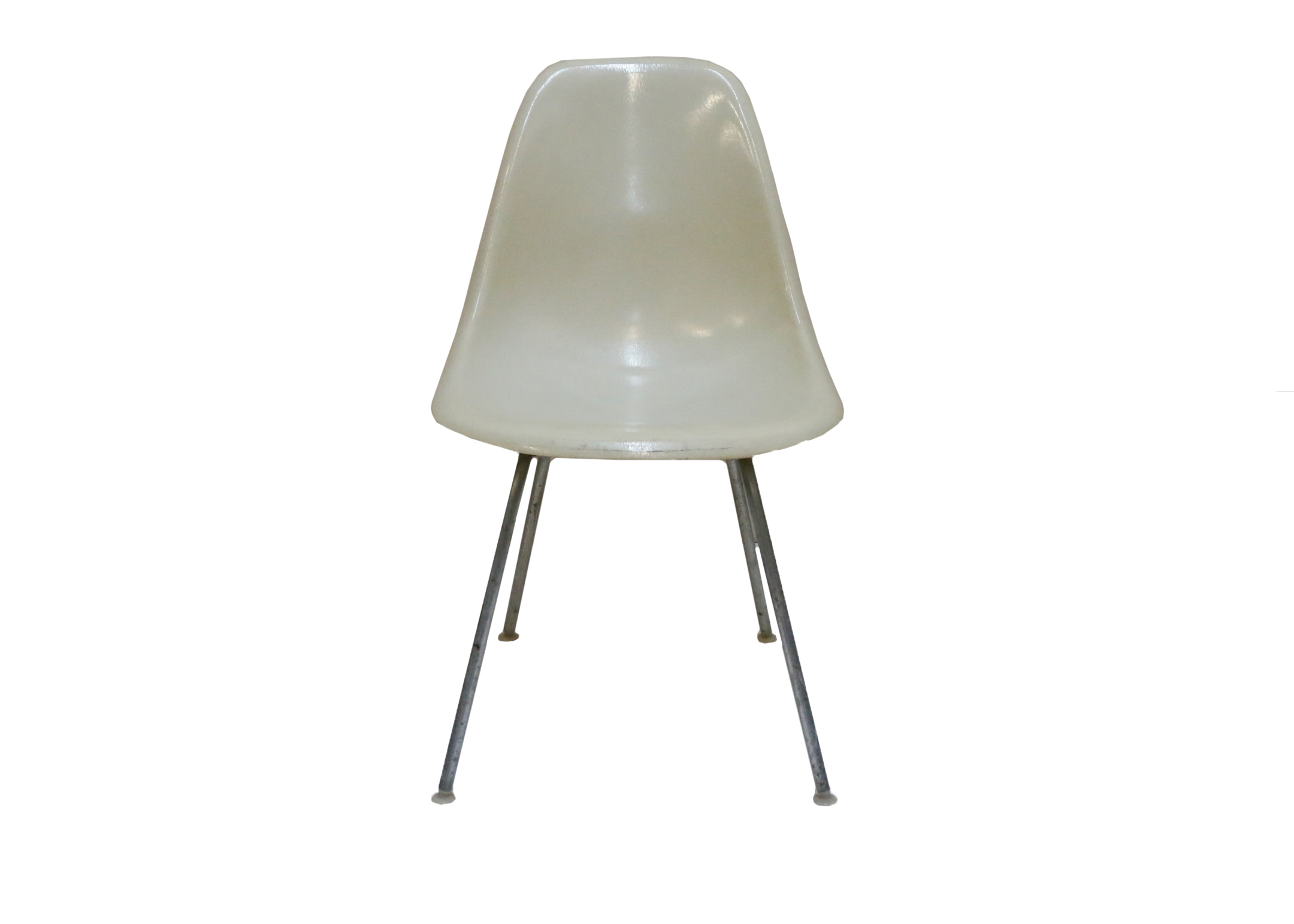 Two Eames Shell Chairs by Herman Miller