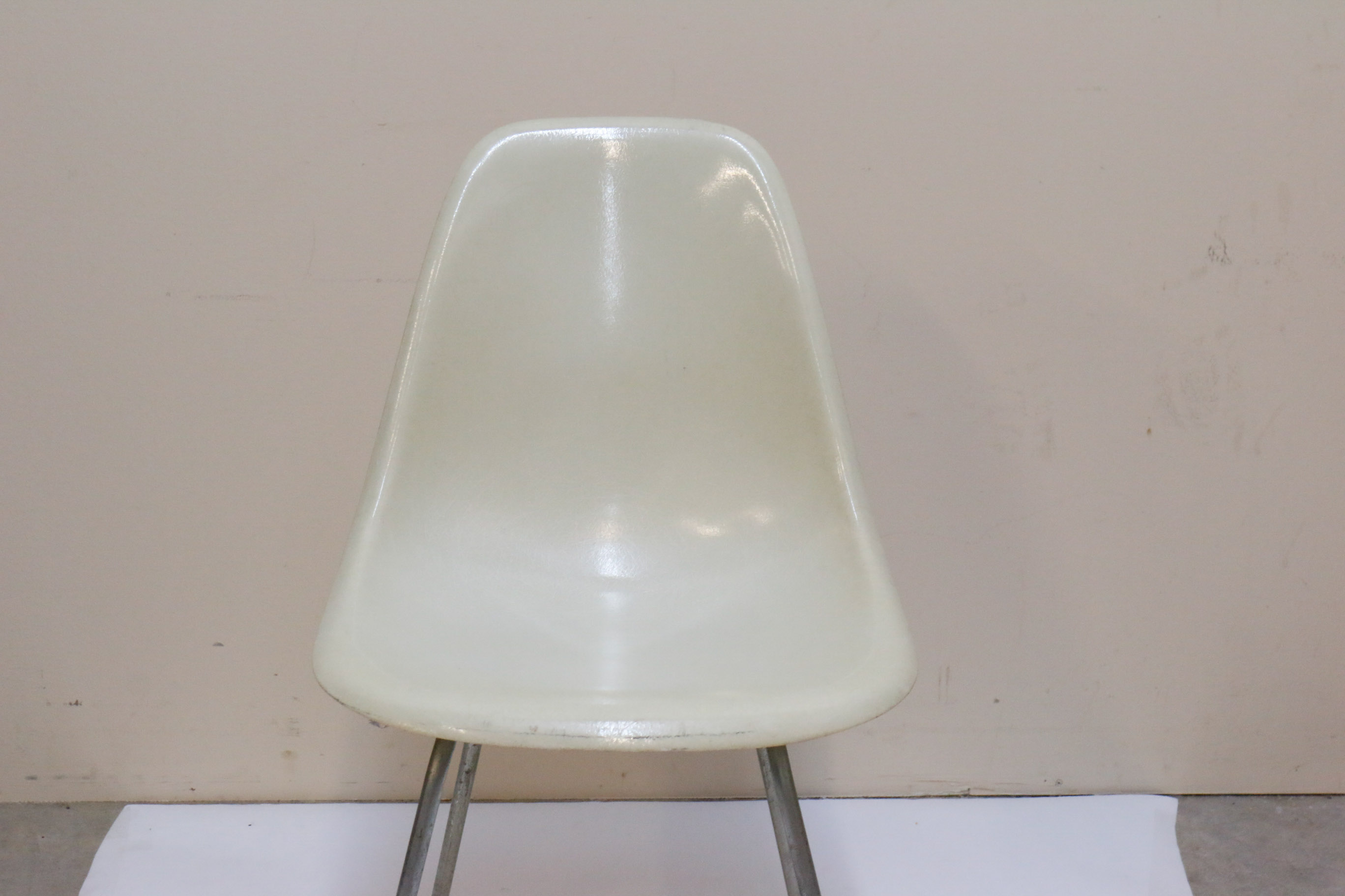 Two Eames Shell Chairs by Herman Miller