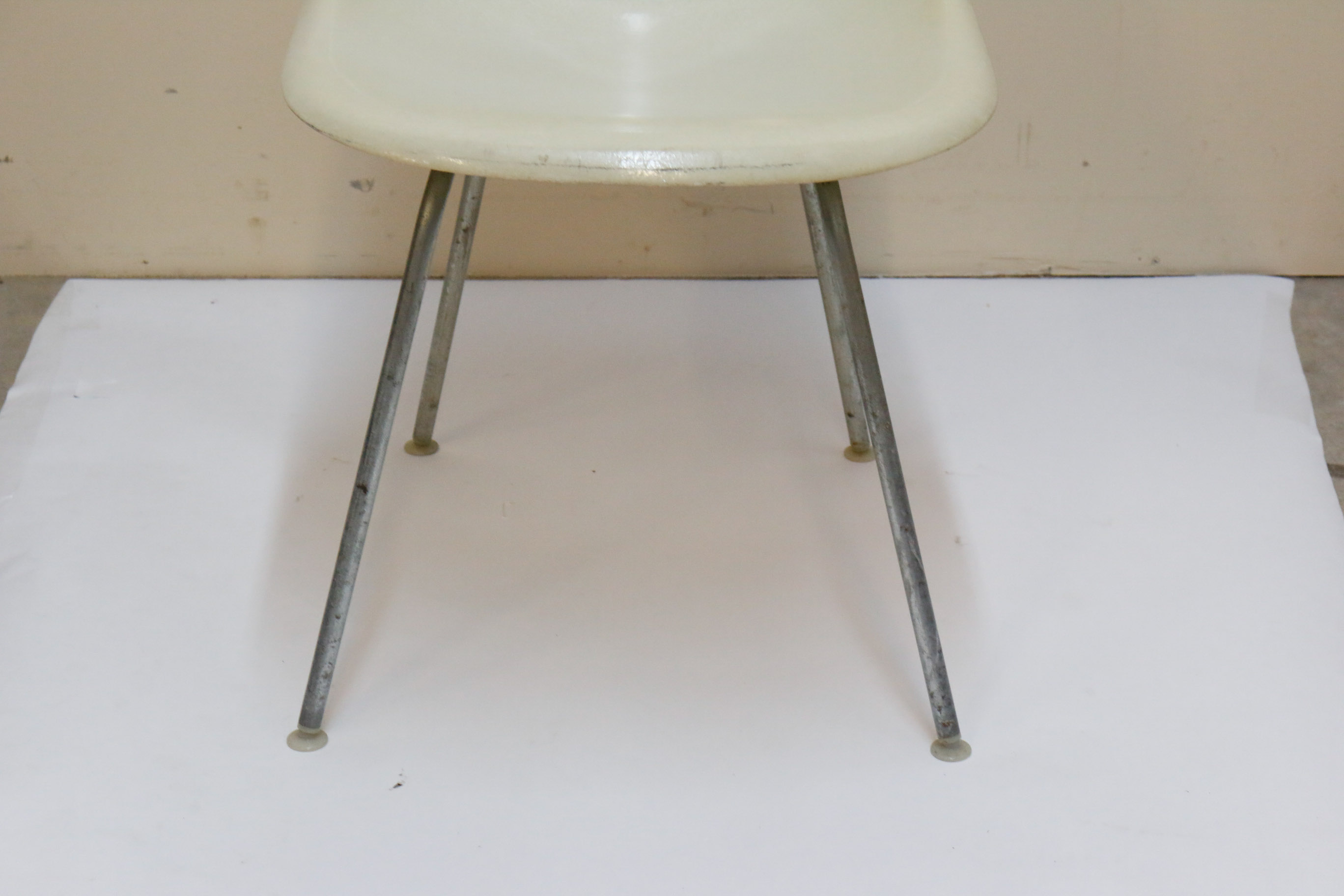 Two Eames Shell Chairs by Herman Miller