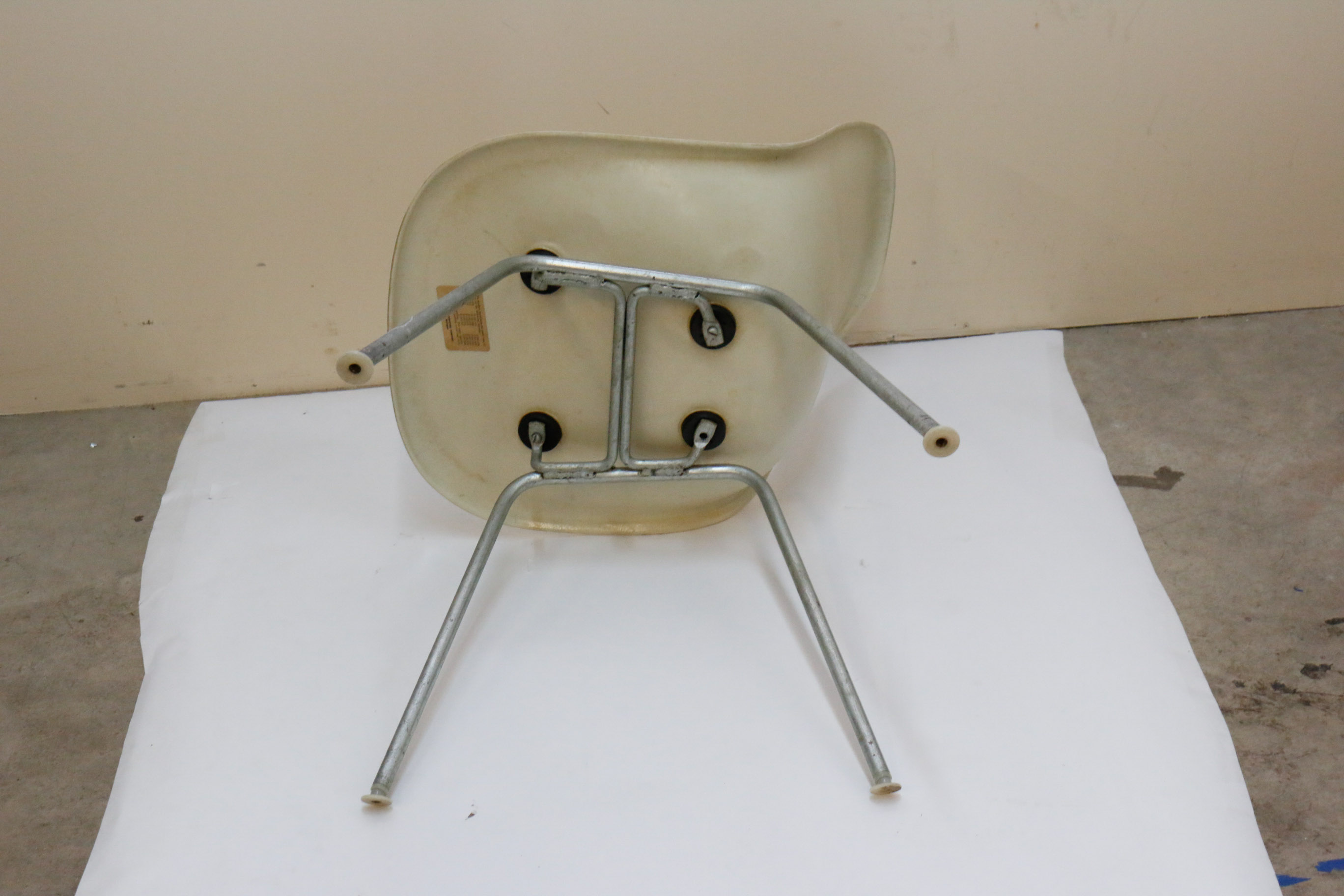 Two Eames Shell Chairs by Herman Miller