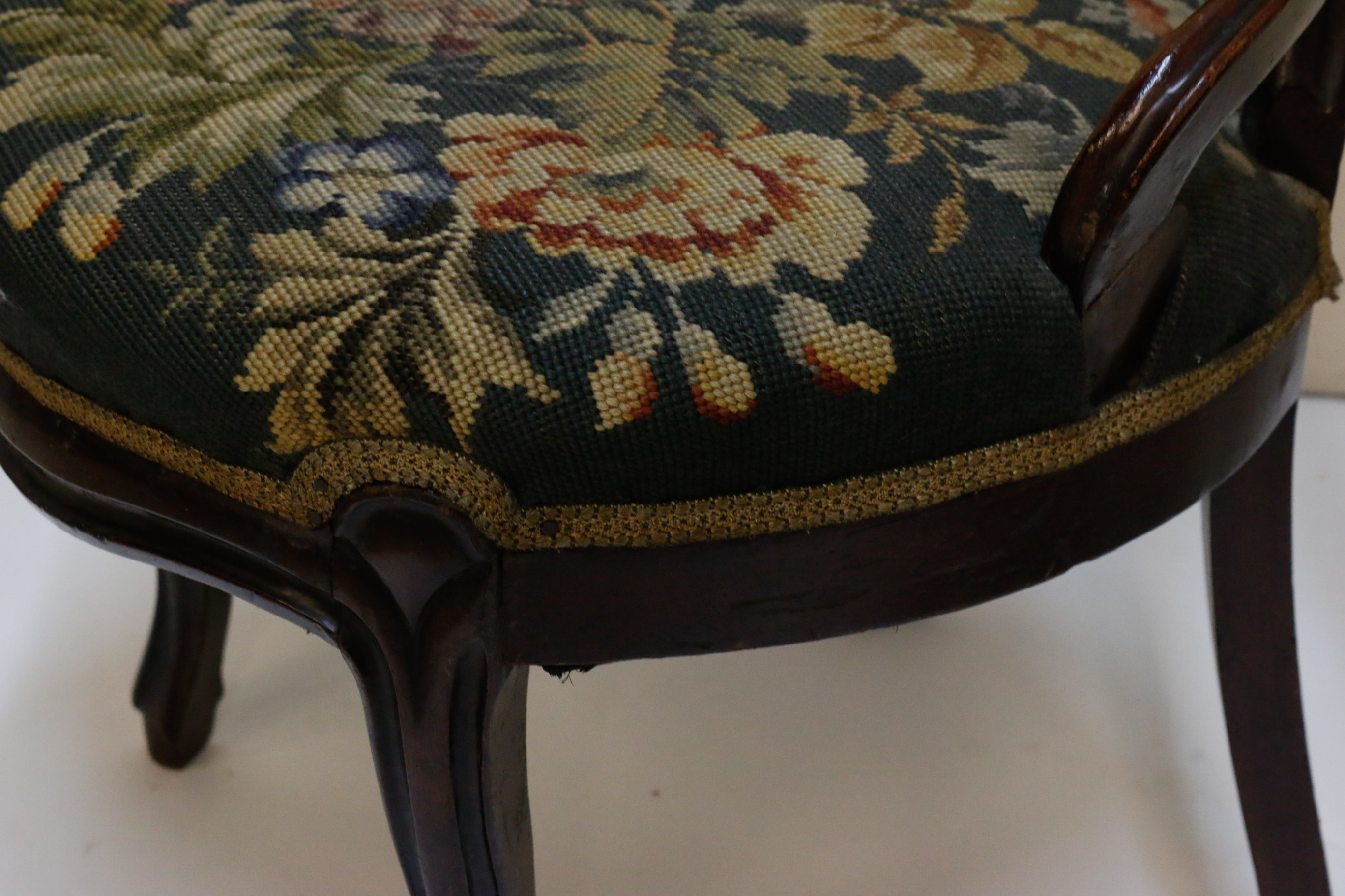 Pair of Needlepoint Chairs