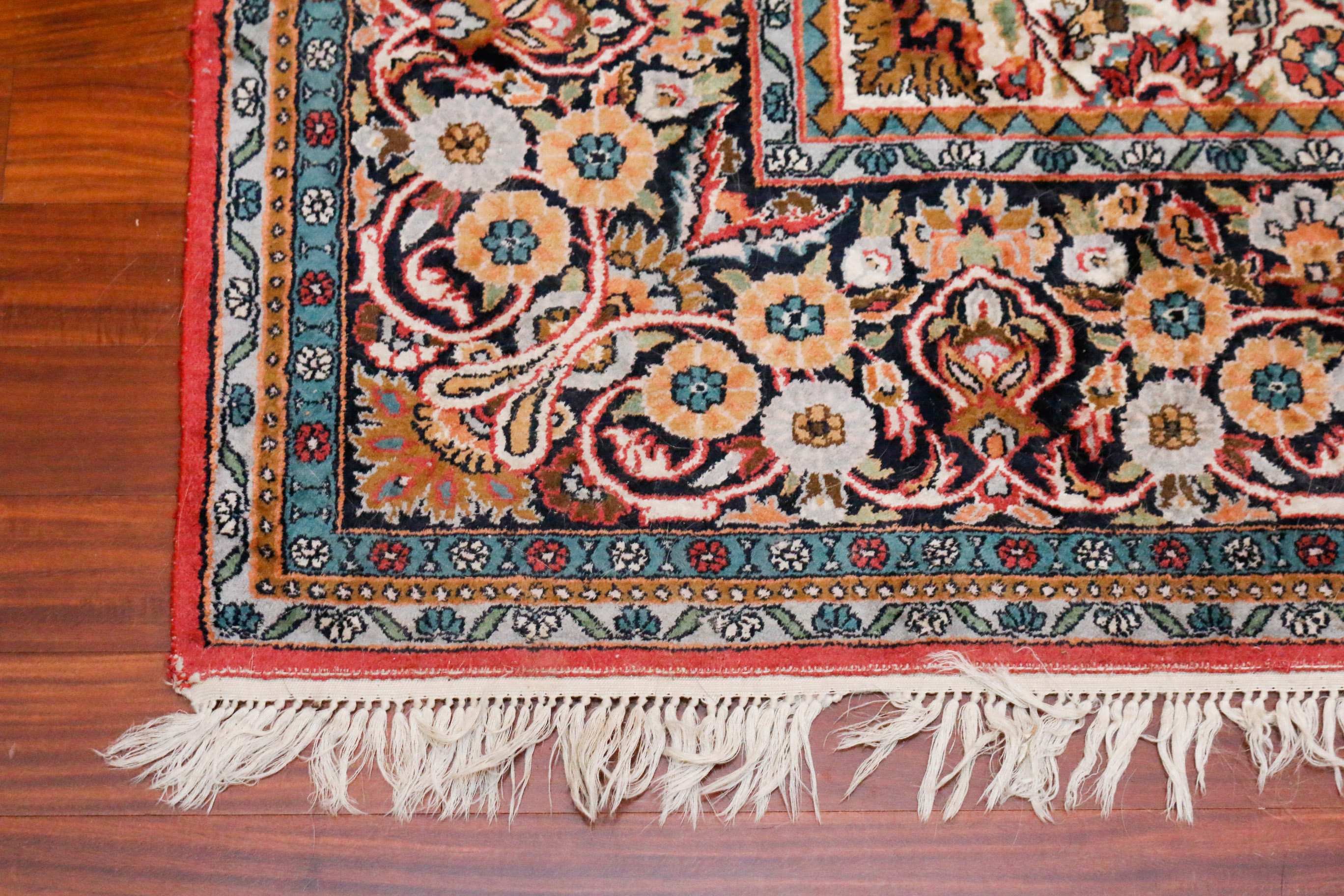 Hand-Knotted Tabriz Wool Area Rug