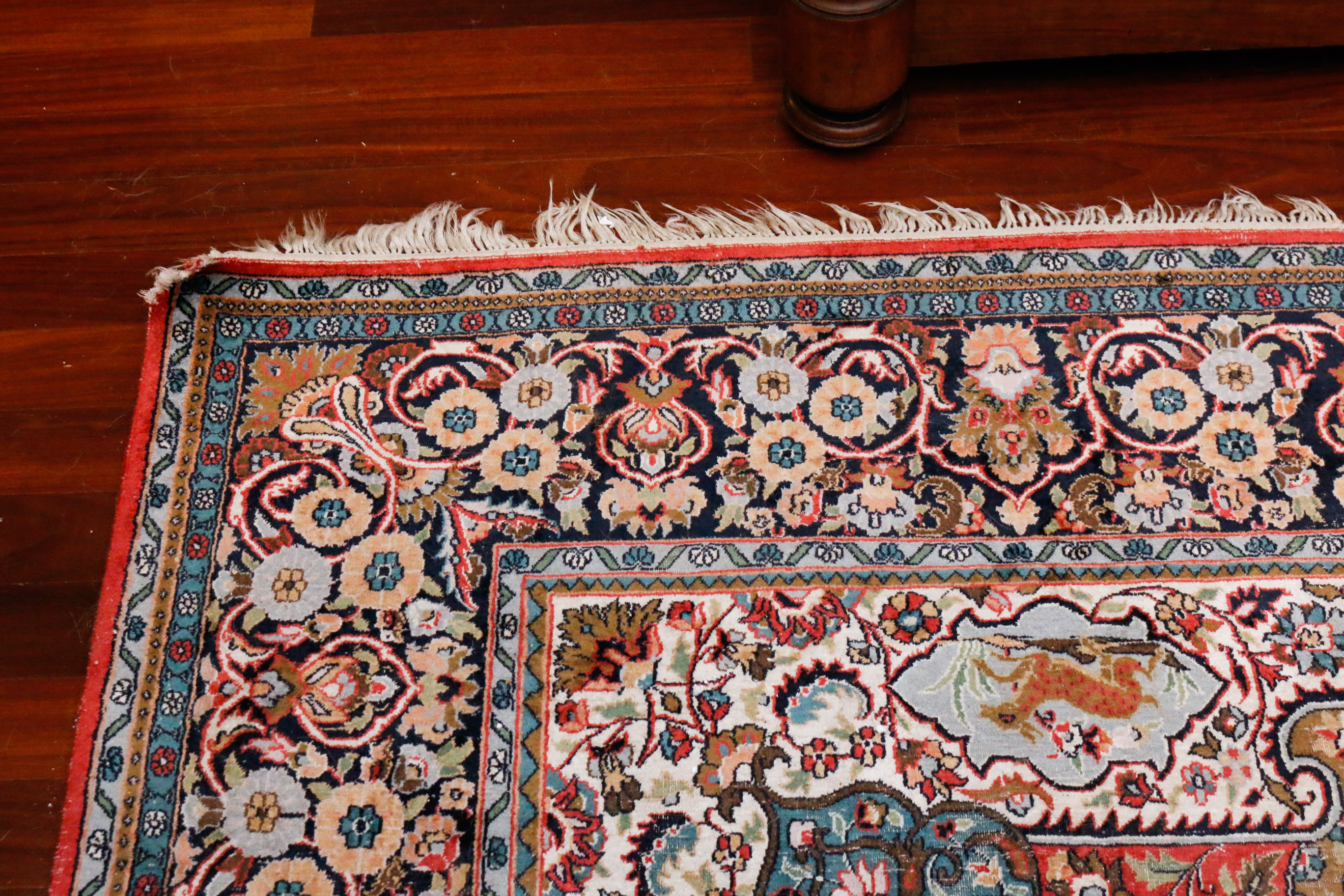 Hand-Knotted Tabriz Wool Area Rug